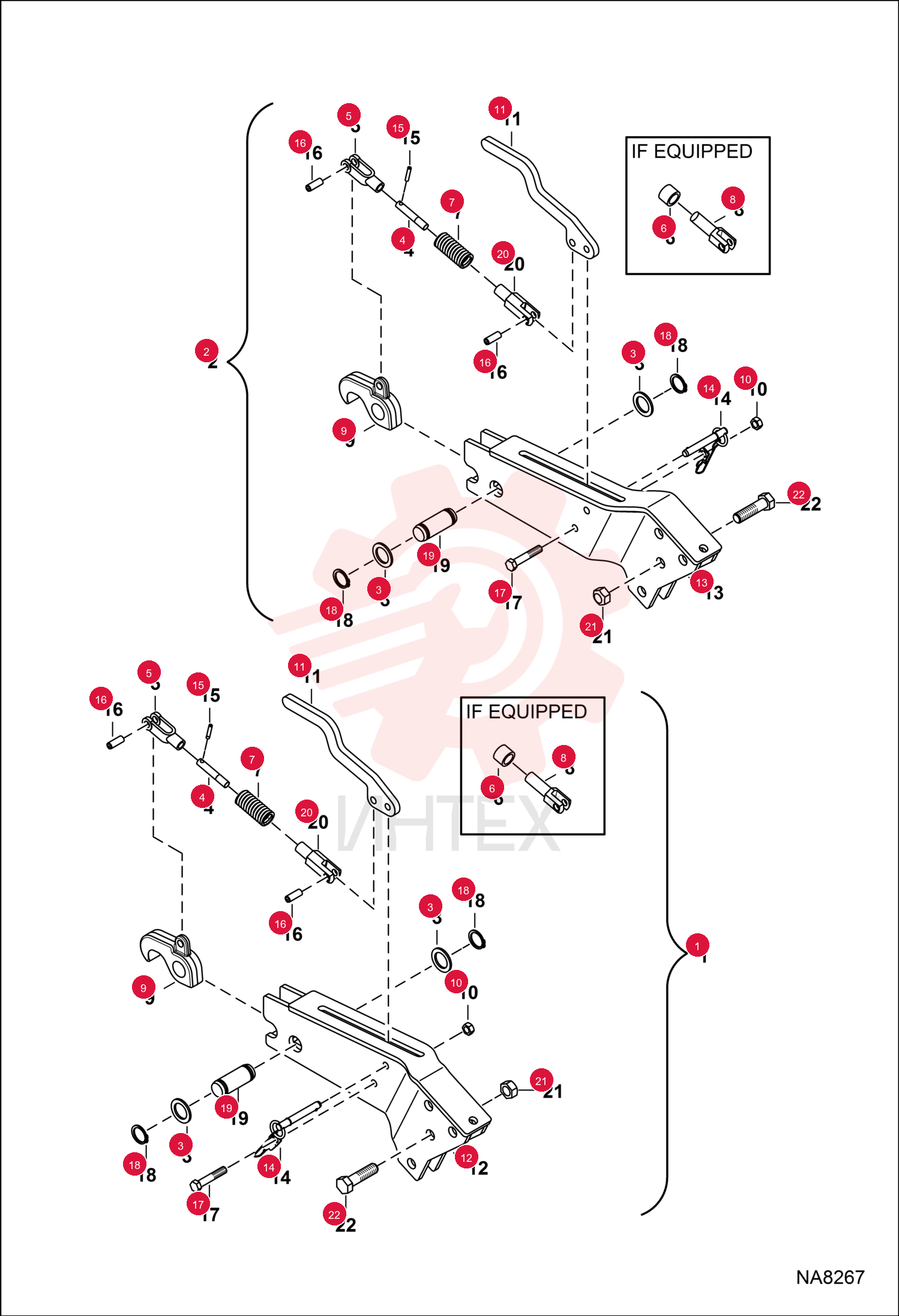 LATCH, BACKHOE 7235870