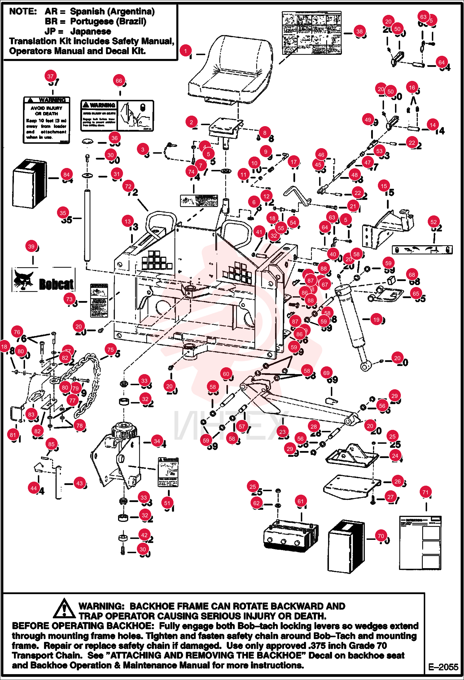SEAT, OPERATOR VINYL 6643253 (6)