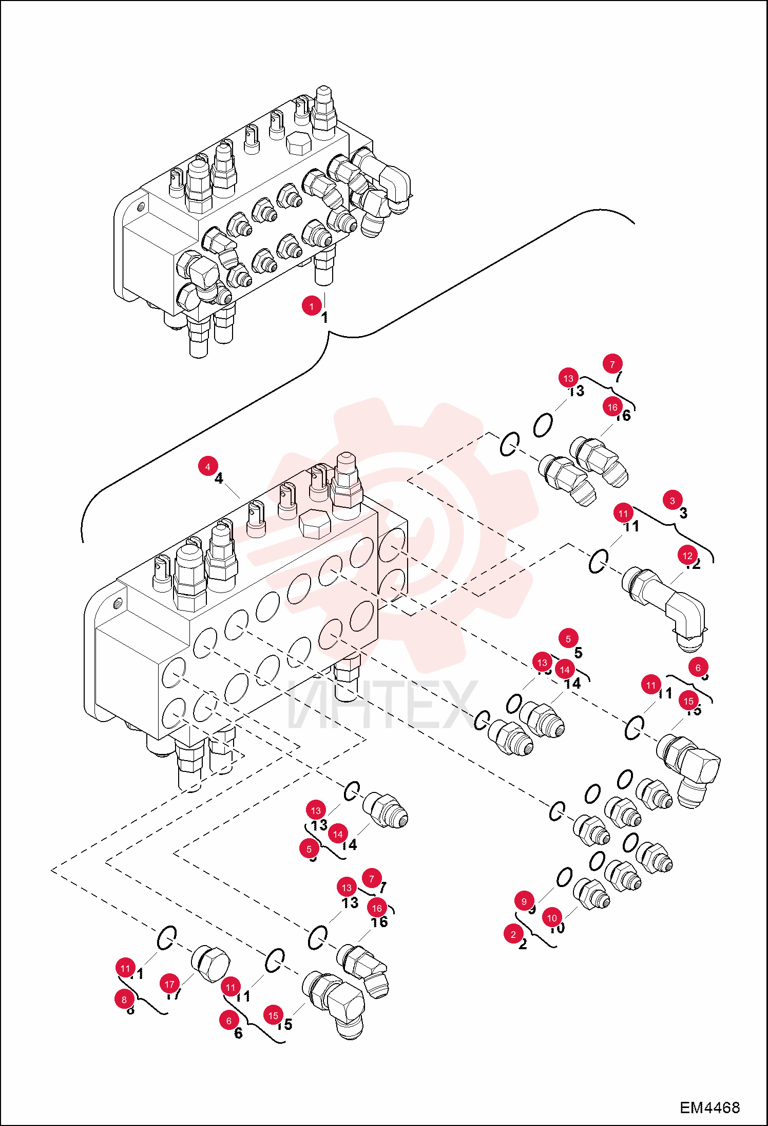 VALVE ASSY 6807386
