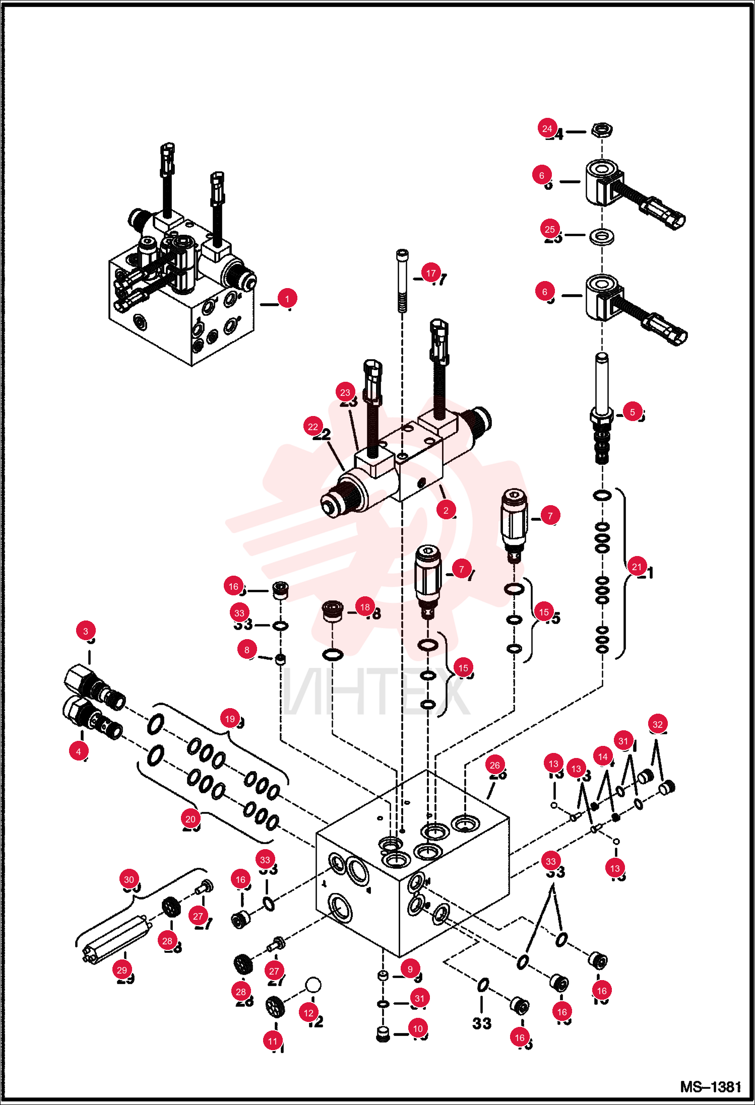 VALVE, BACKHOE 6678968