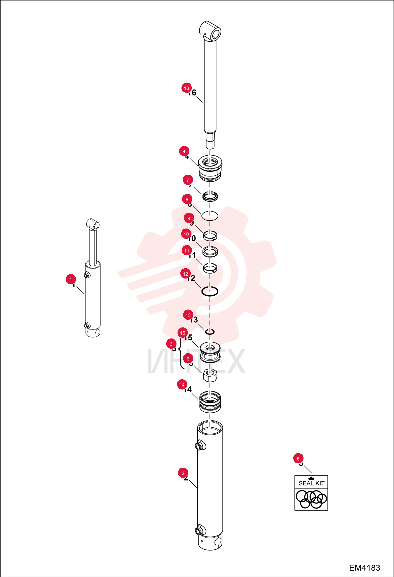 CYLINDER, HYD 7023093 (3)