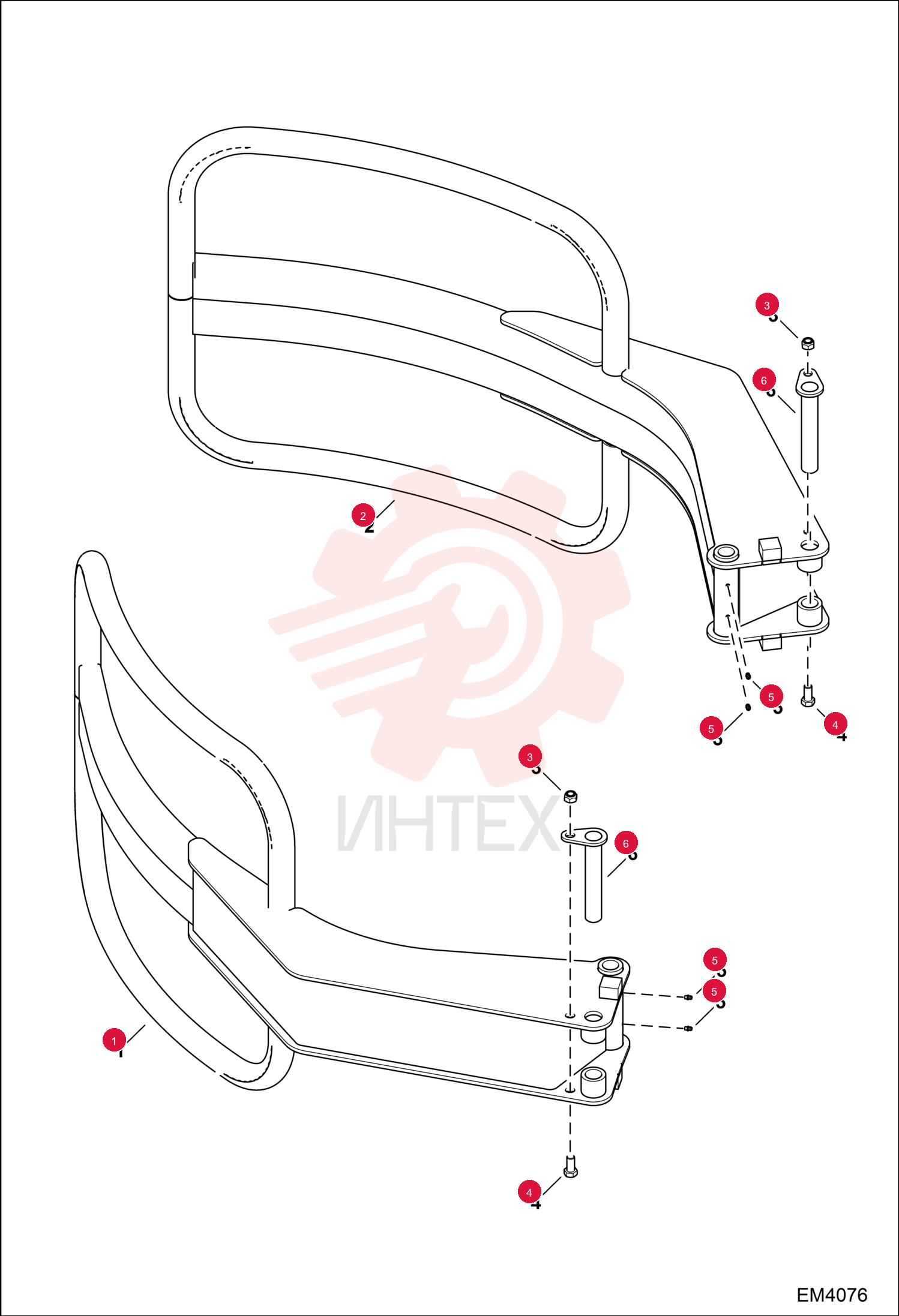 HANDLER BALE FRAME 7010852 (2)