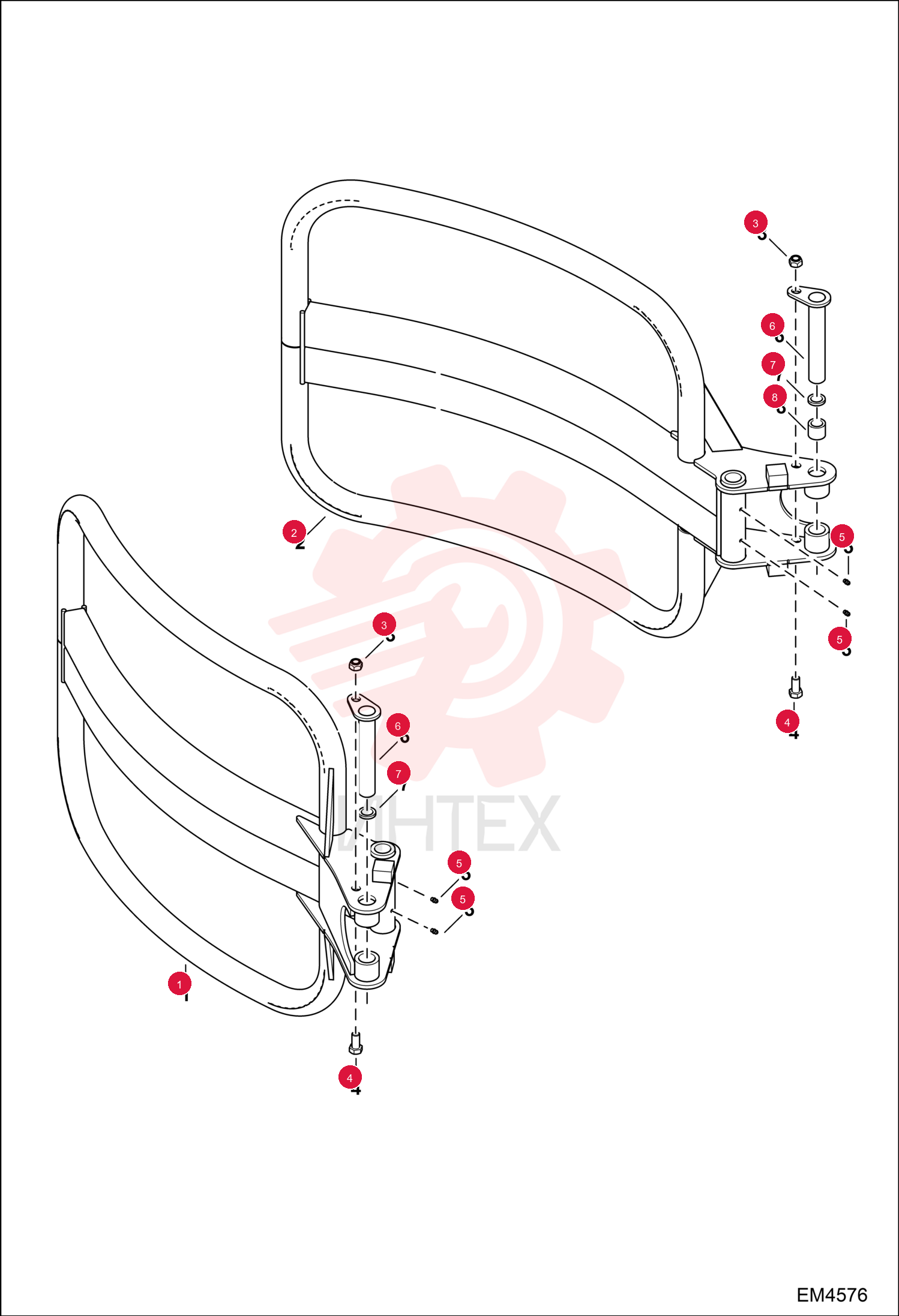 HANDLER BALE FRAME 7010850 (1)