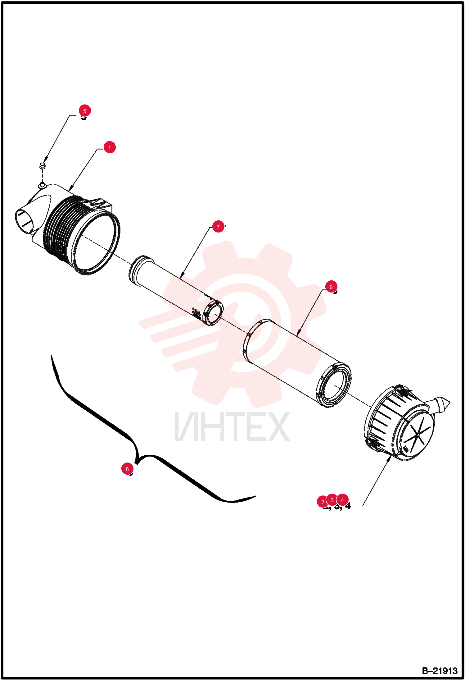 BODY, AIR CLEANER