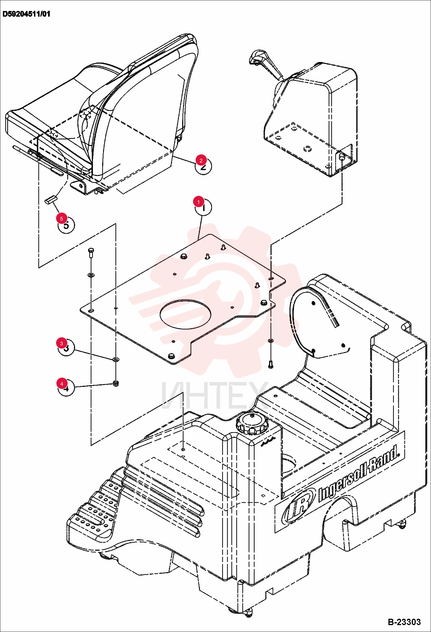 PLATE,SEAT SUSPENSION