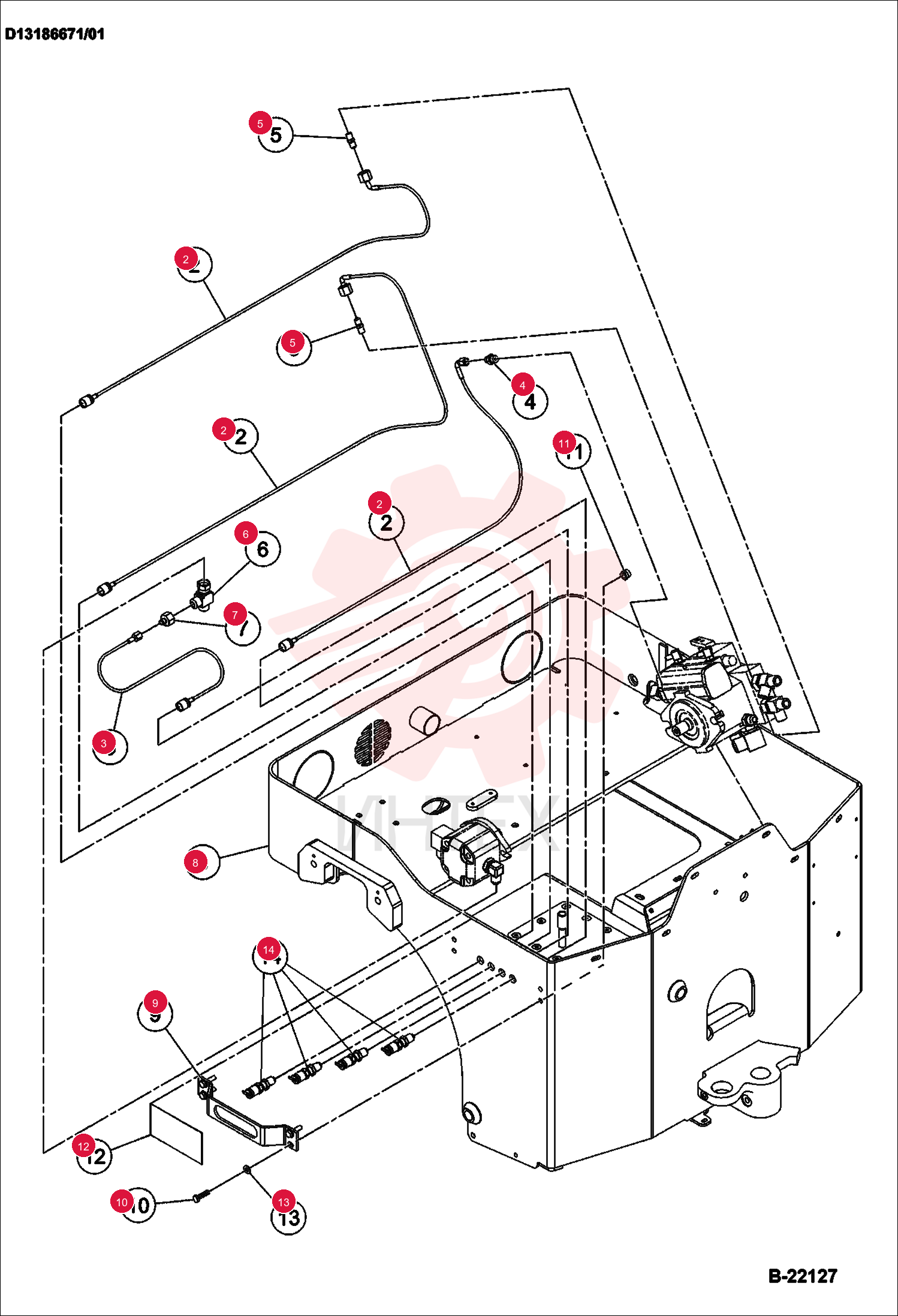 HOSE ASSEMBLY (CHARGE)