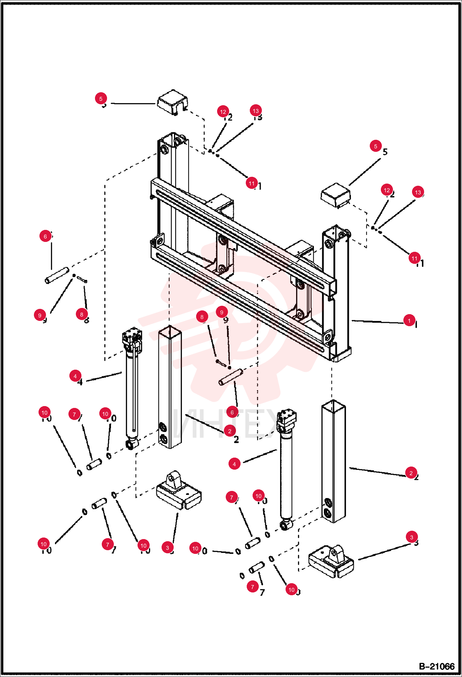 SLIDE WAY TRUNNION