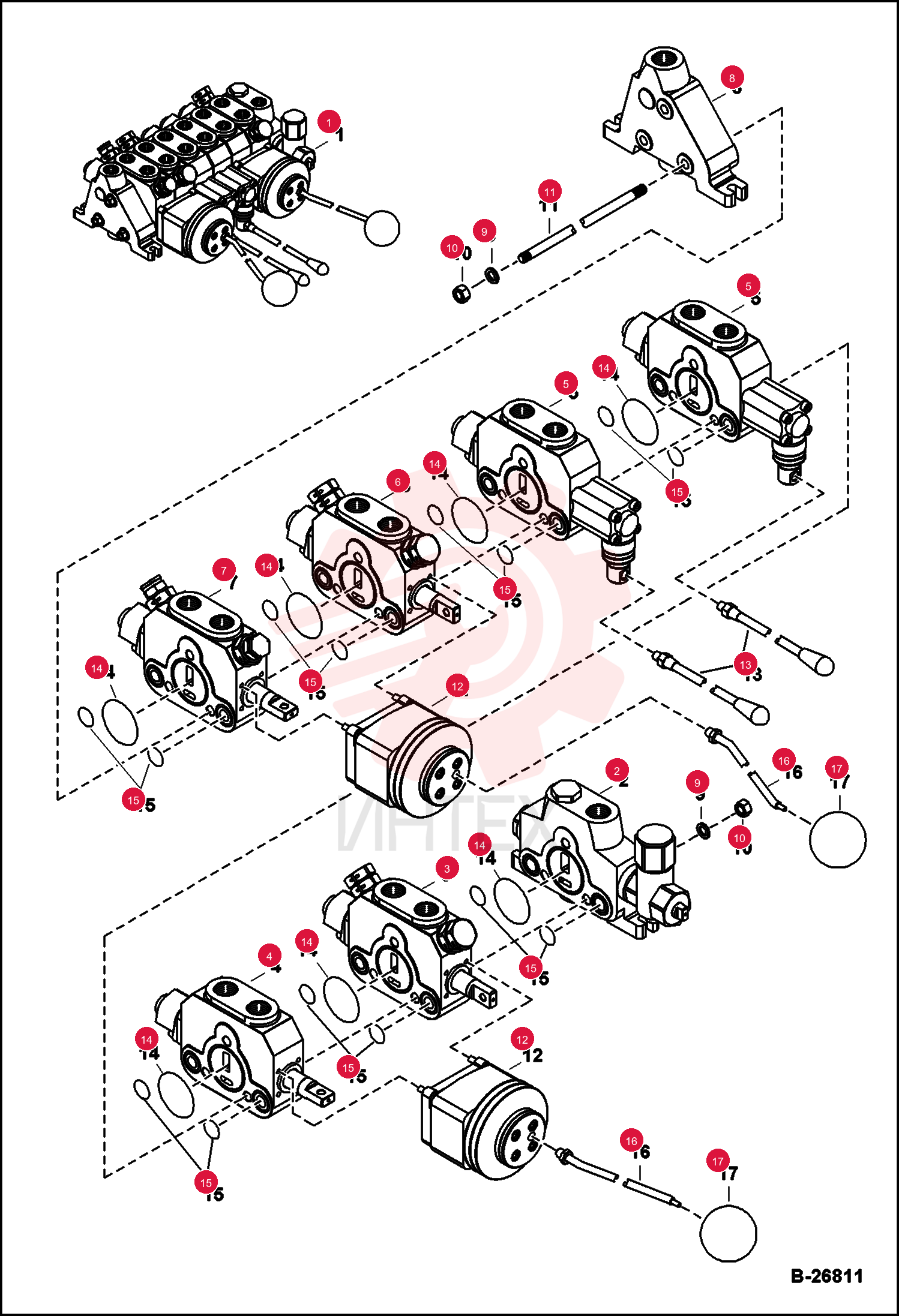 BACKHOE CONTROL VALVE