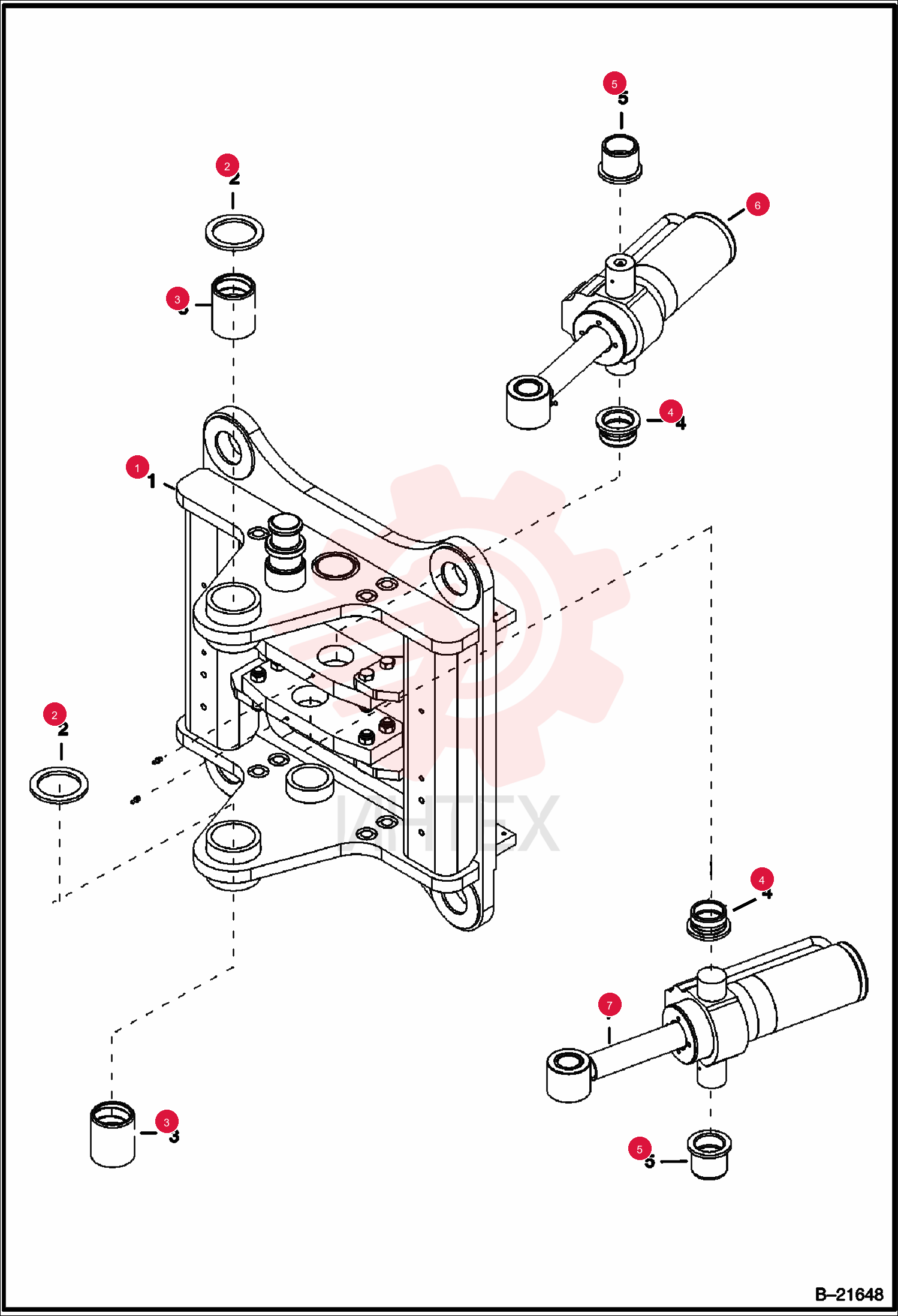 BUSHING, SWING CYL