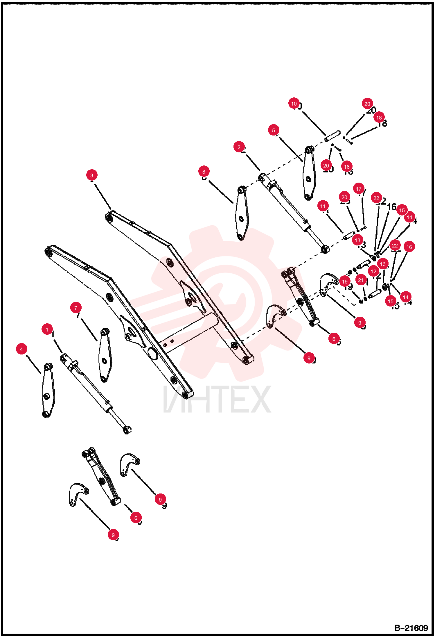 HYDRAULIC CYLINDER RIGHT