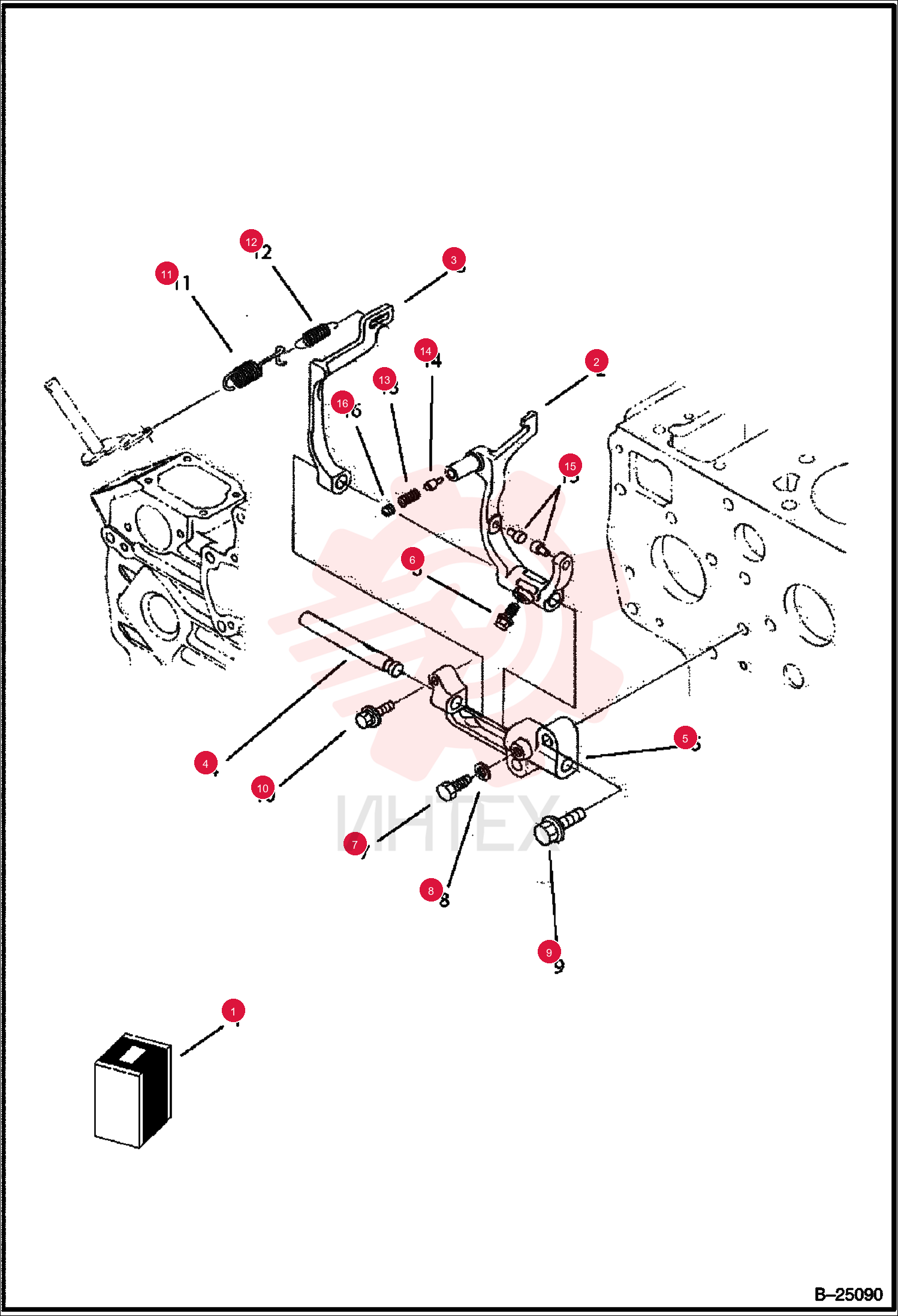 LEVER, FORK ASSY