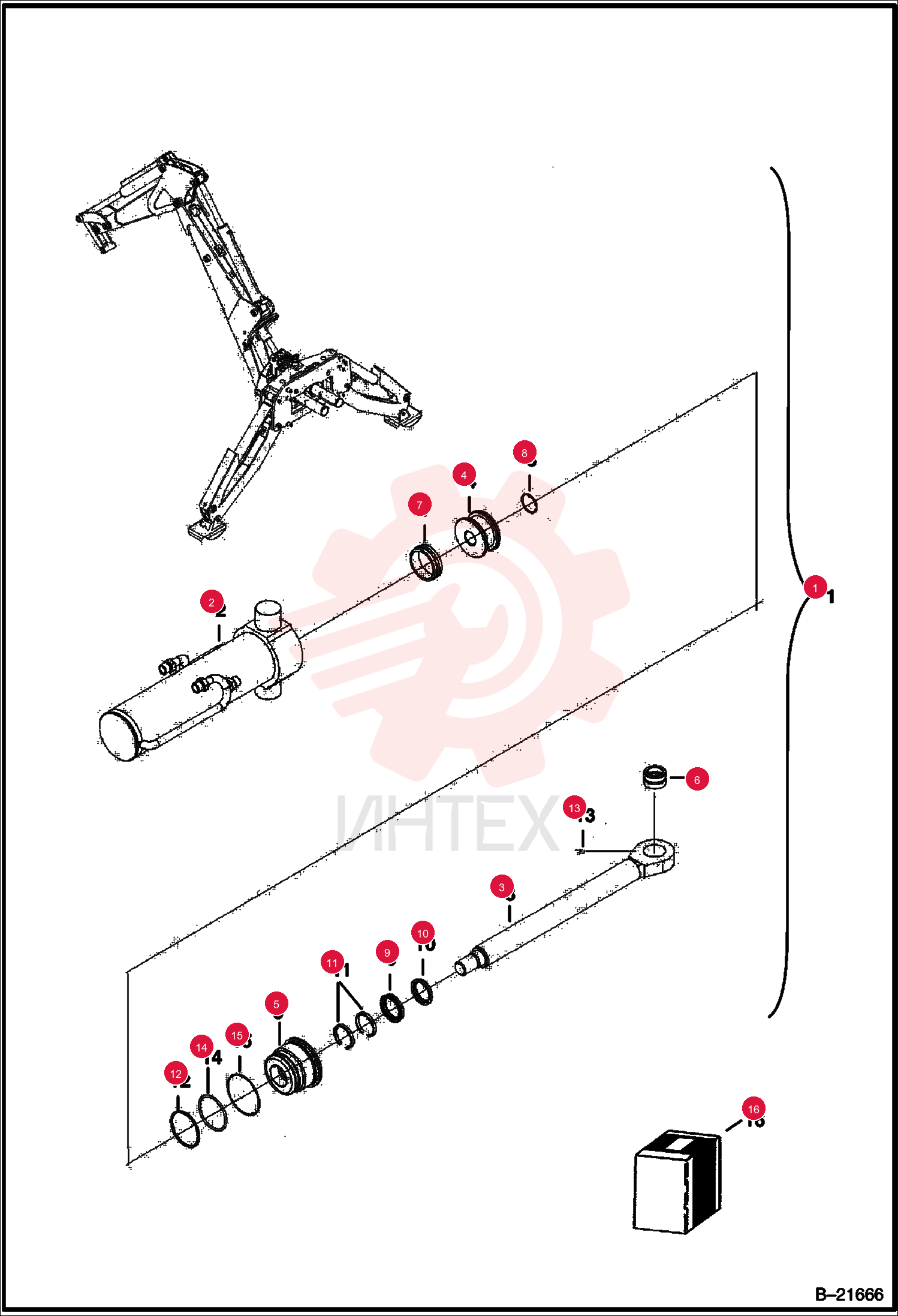CYLINDER LH ASSY