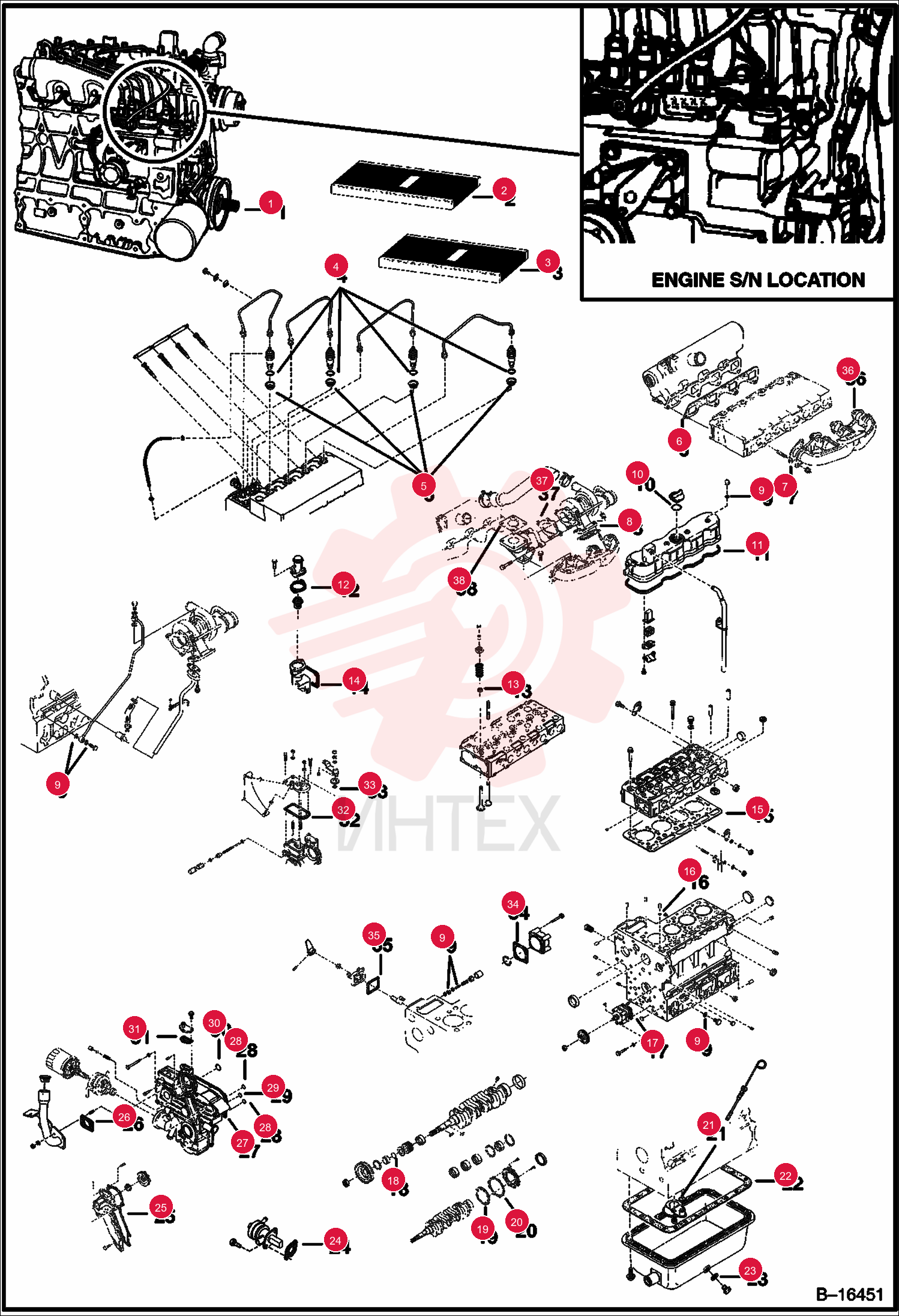 KIT, GASKET ENG UPPER