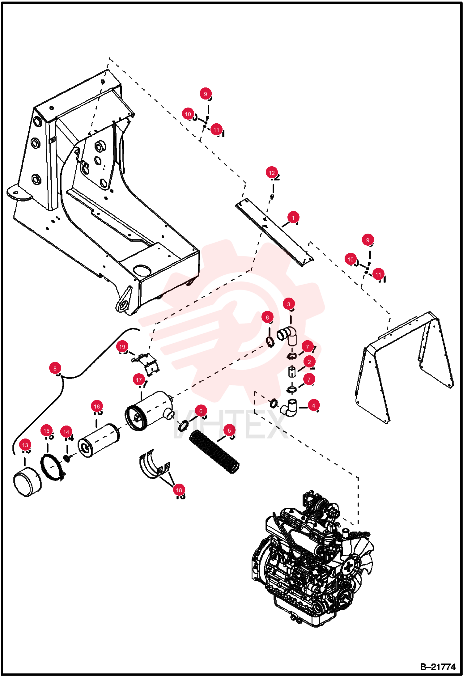 FILTER HOLDER 6961285