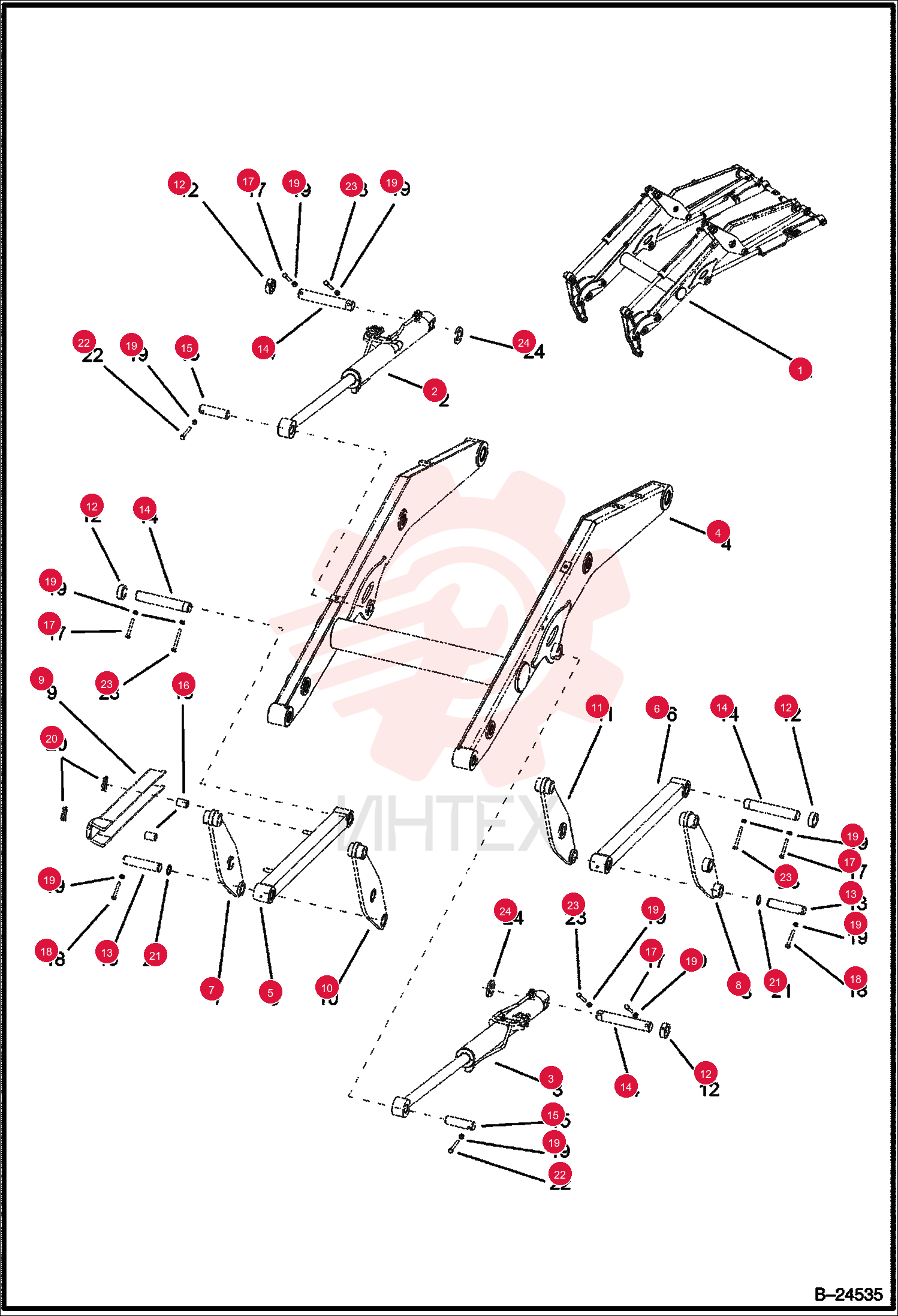 PULL ROD RIGHT