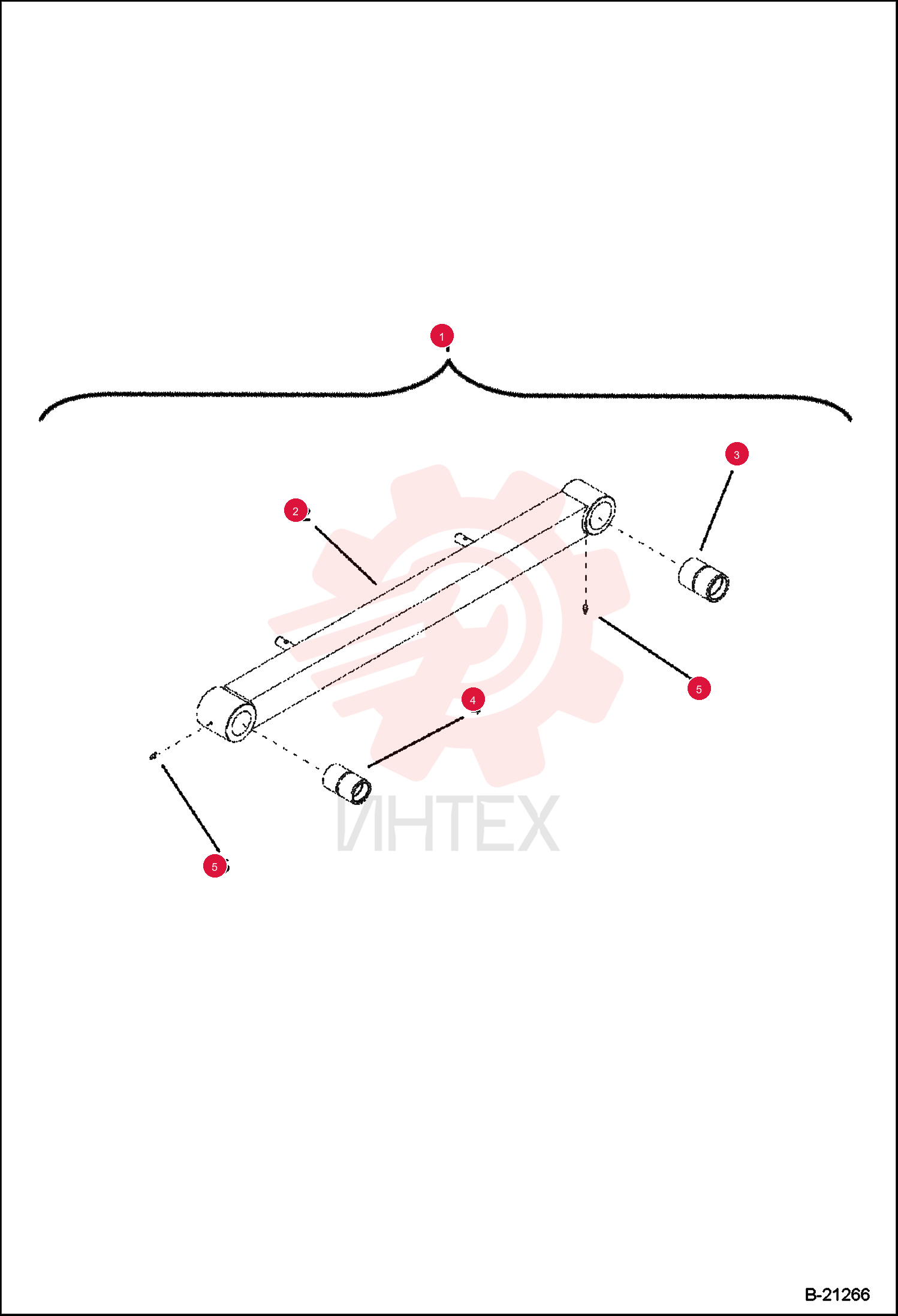 PULL ROD LEFT 6961231