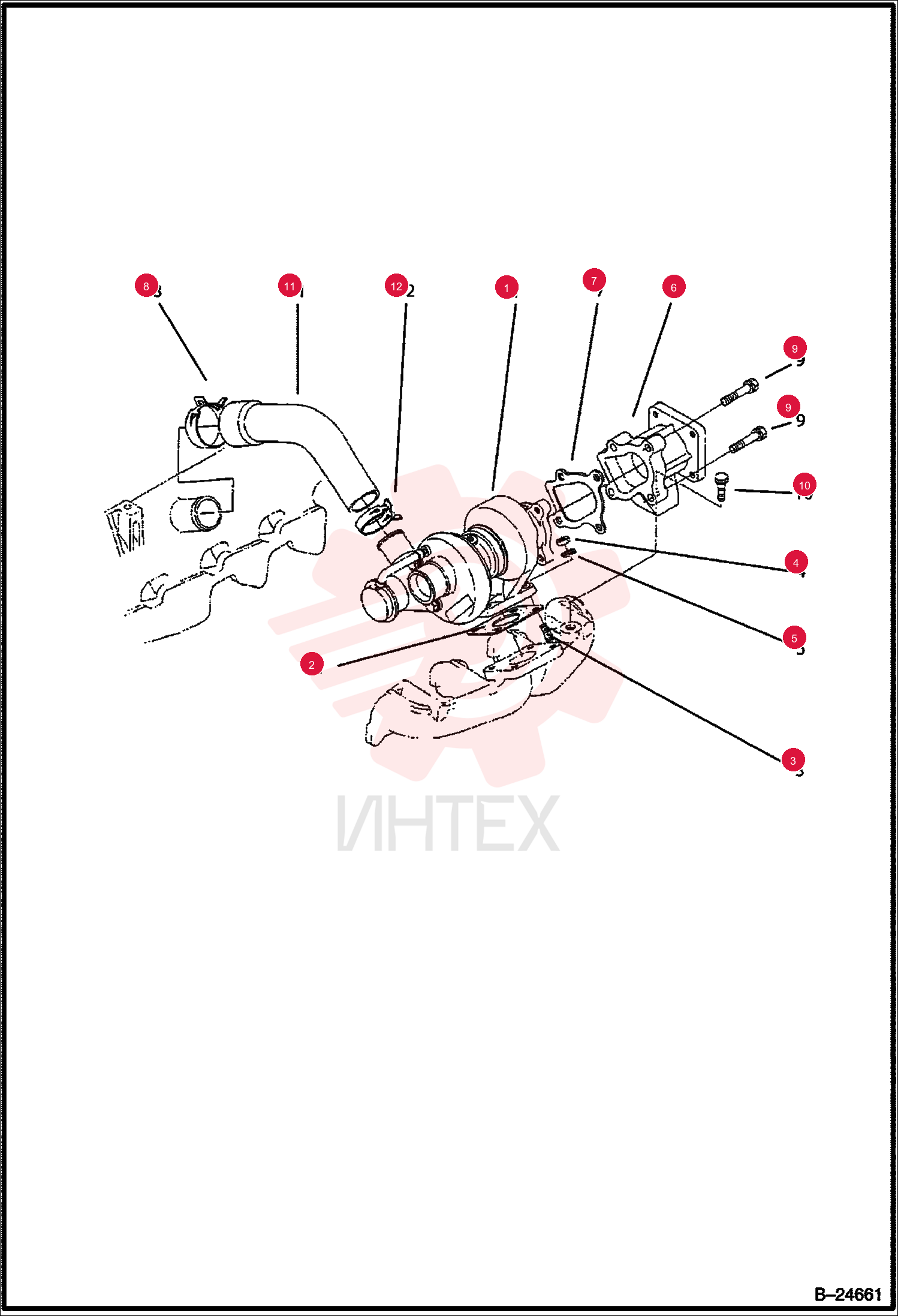 TURBOCHARGER 6682534 (2)