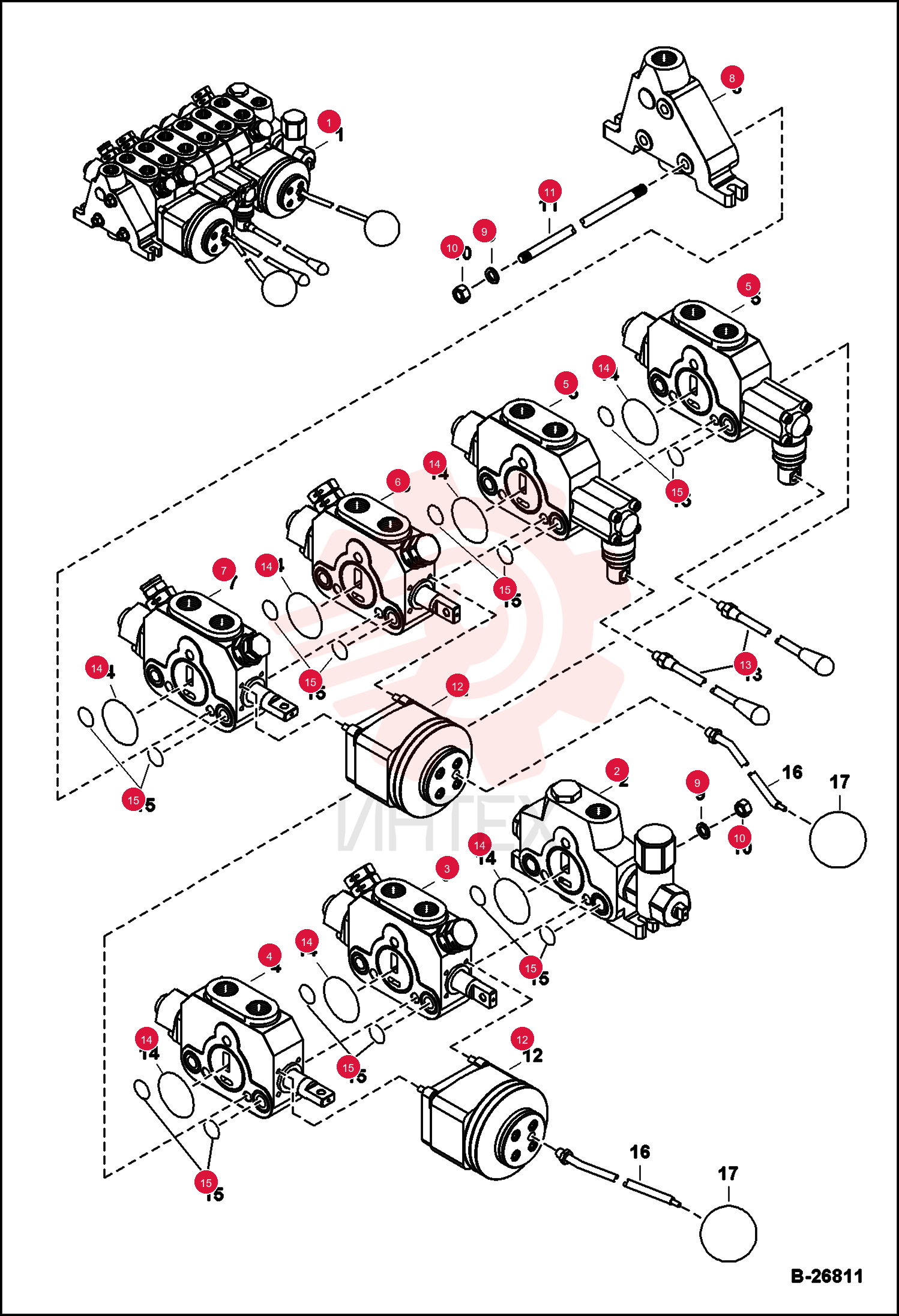 BACKHOE CONTROL VALVE