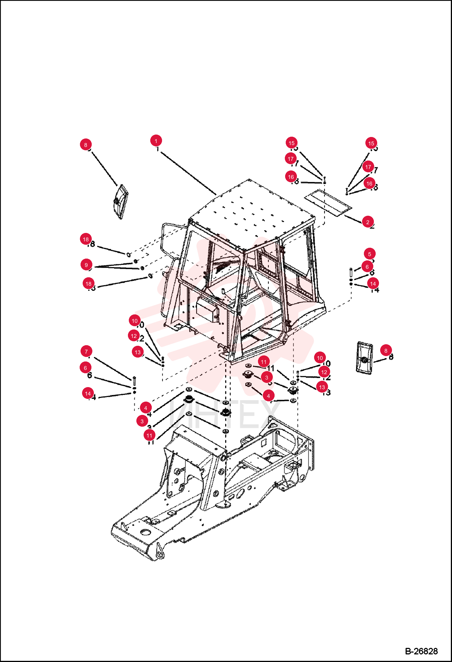 FRAME FOPS-ROPS