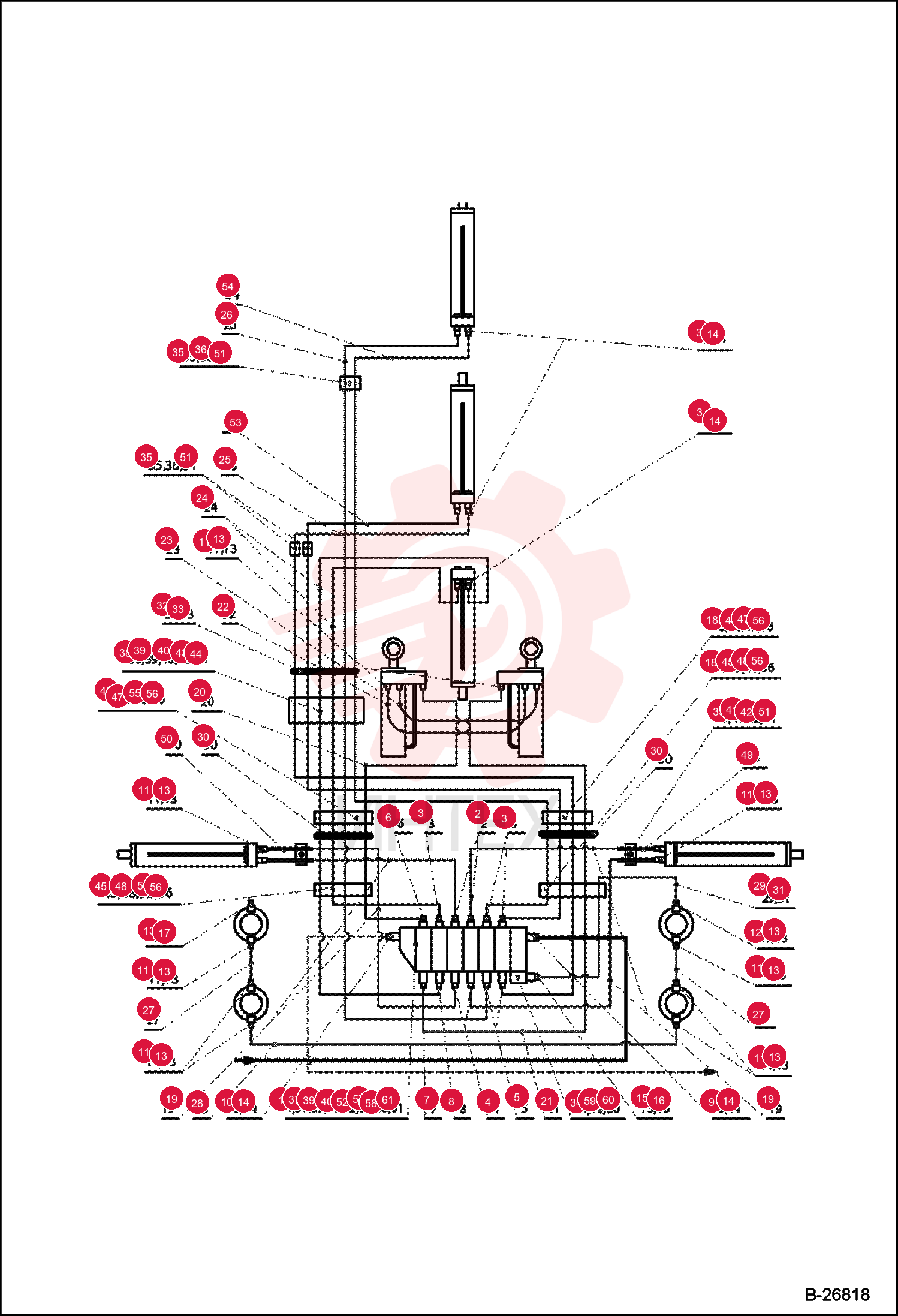 REAR DISTRIBUTOR 26444 SIDESHIFT
