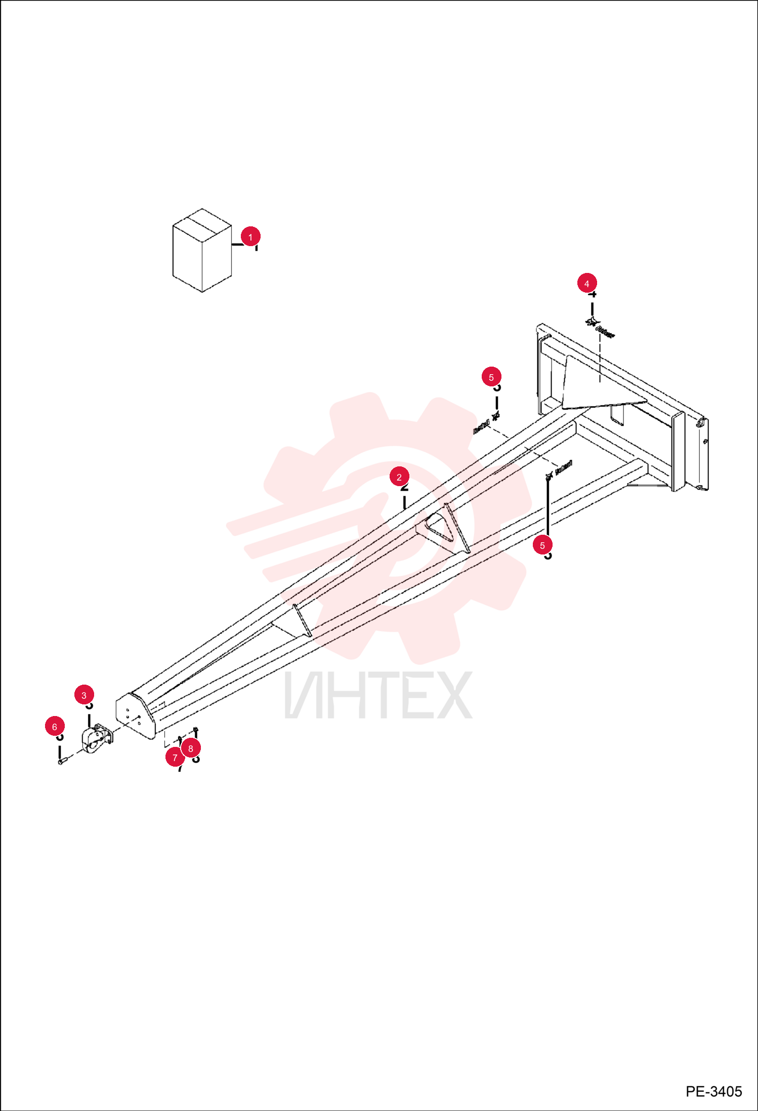 HOOK, BOOM TRUSS 6698313