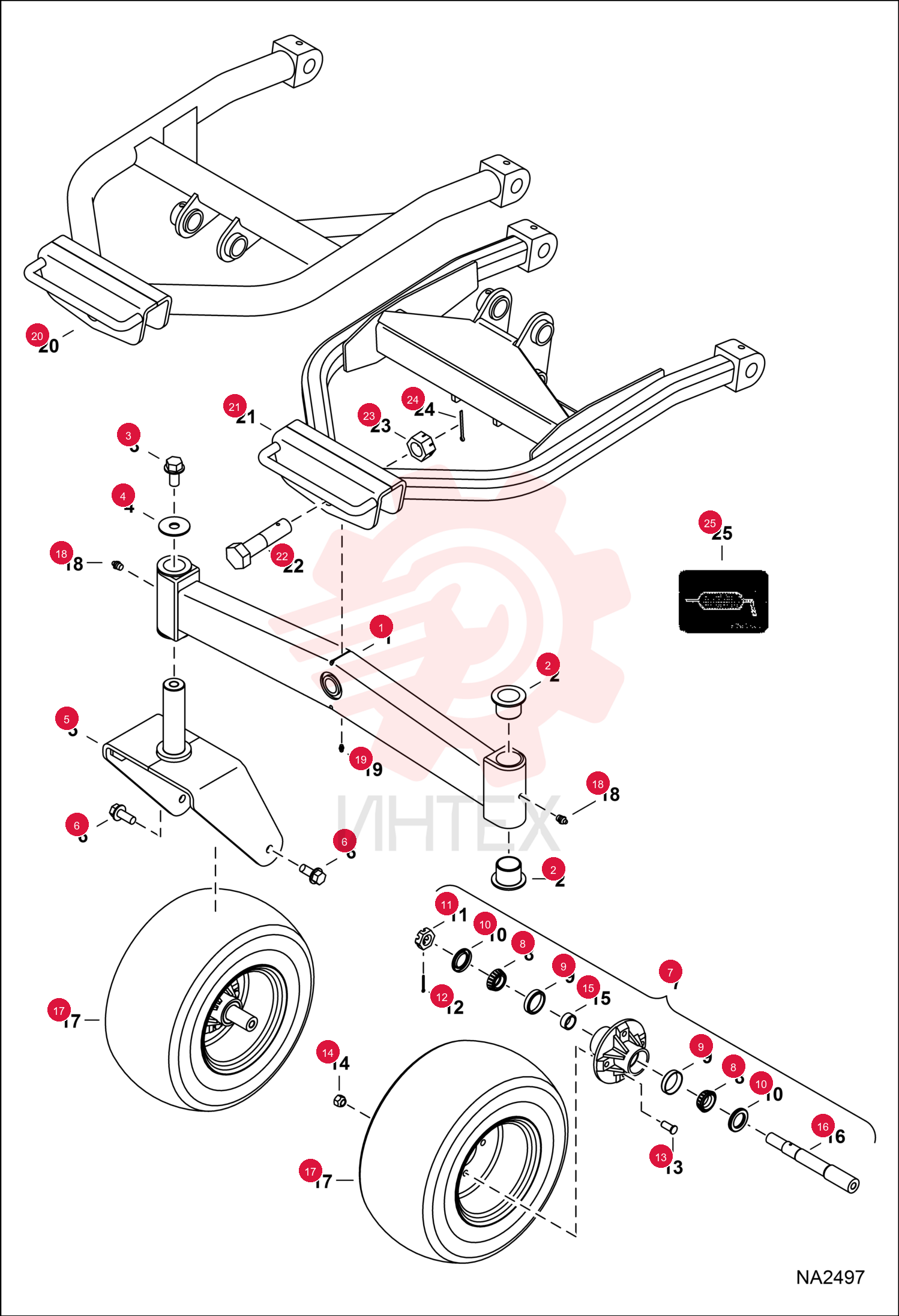 MOUNT, WHEEL ARM 6905746