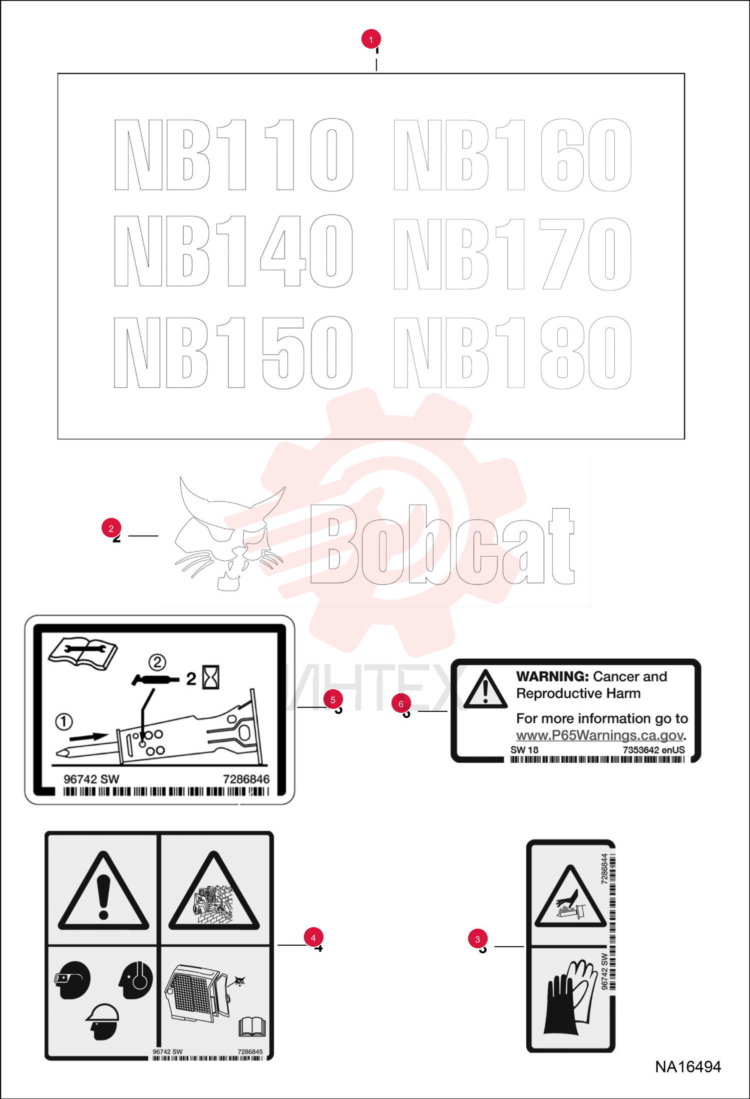 DECAL MODEL NUMBER 7354283