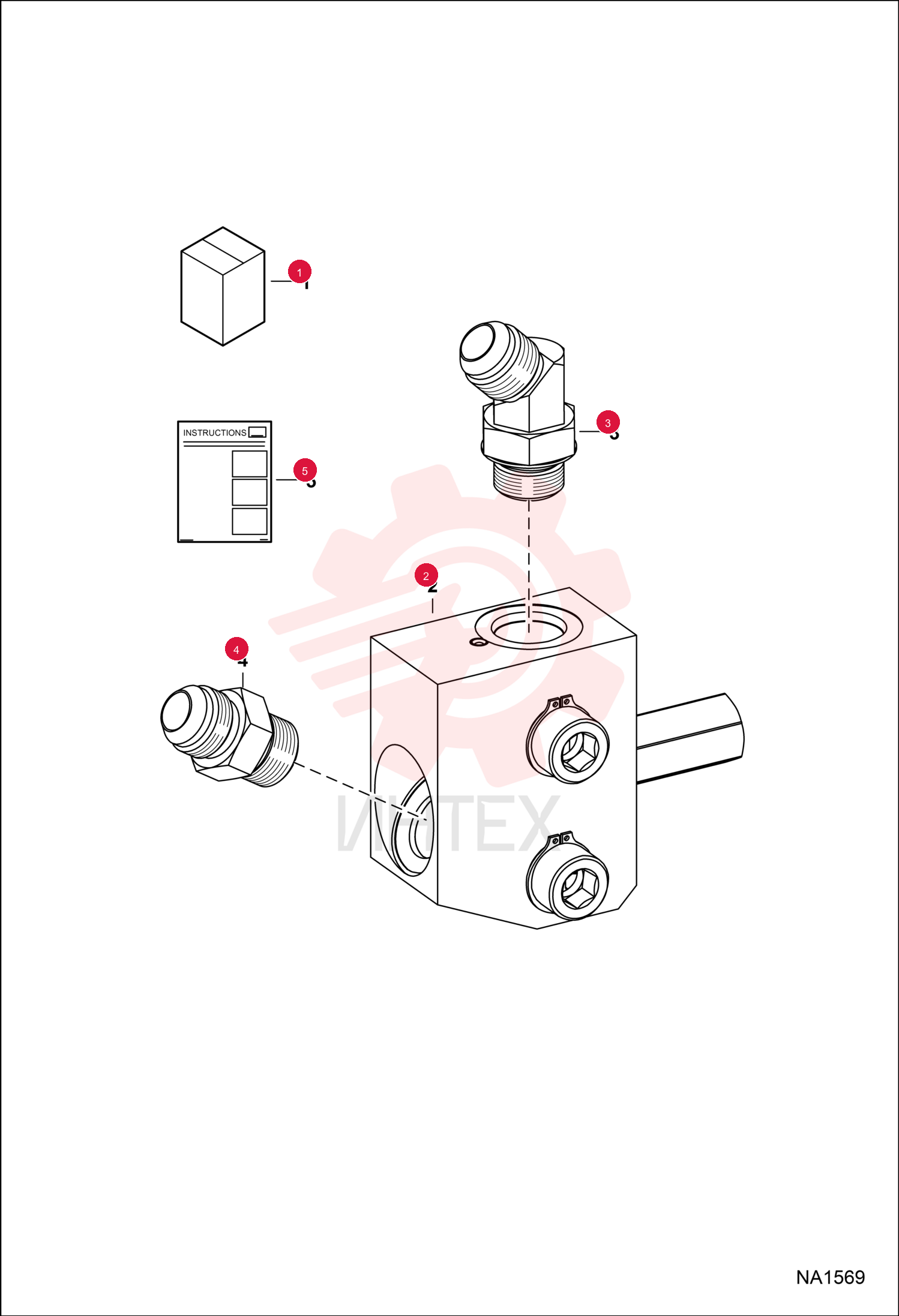 FITTING, HYD ELBOW 18KB1212