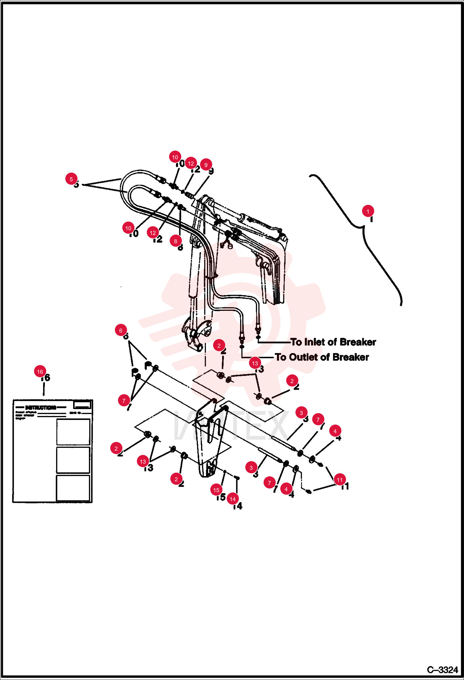 KIT, BRAKER MOUNTING 6587539