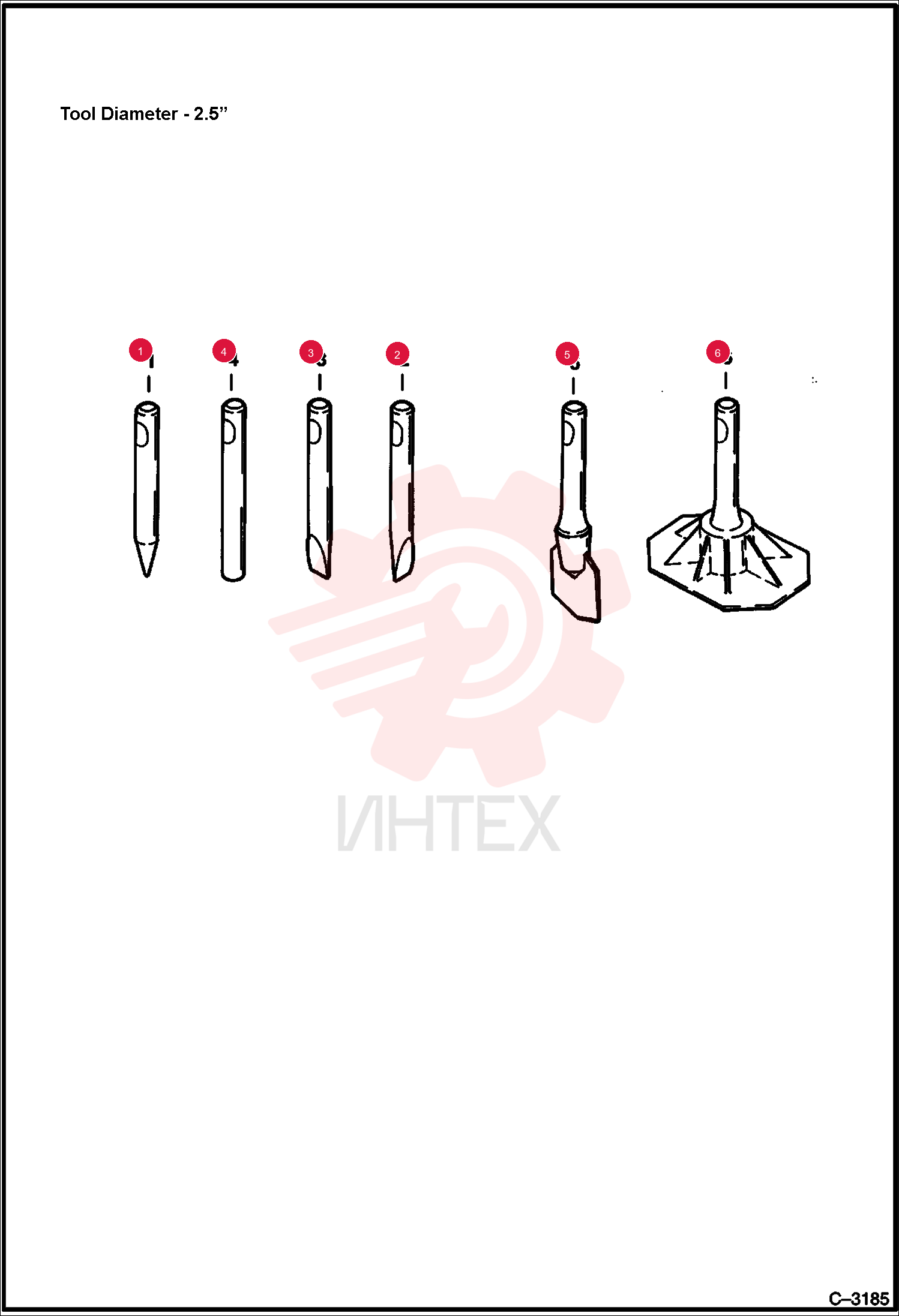 TOOL, CONICAL POINT 6678861 (3)