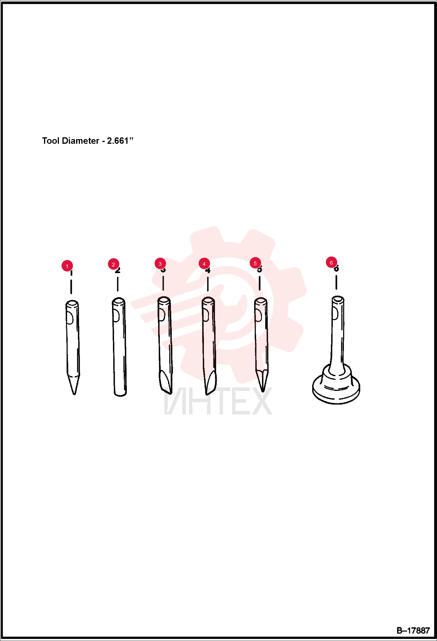 TOOL, CONICAL POINT 6678872 (2)