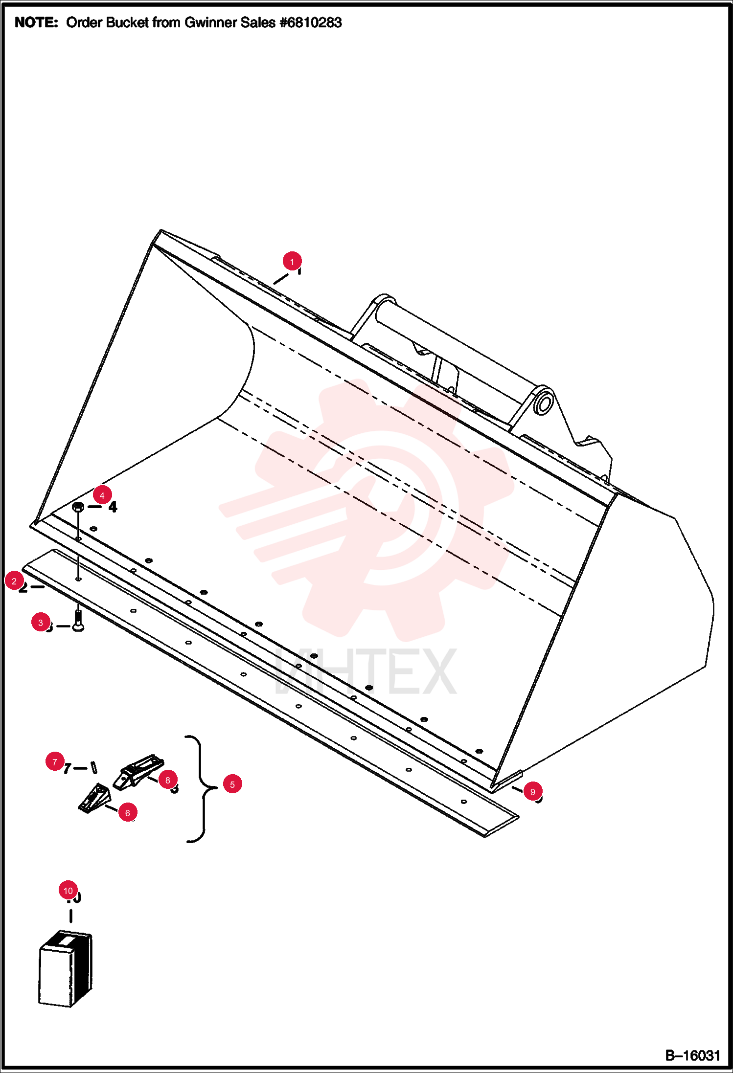 EDGE, CUTTING, BOLT-ON 90" 6678192 (2)