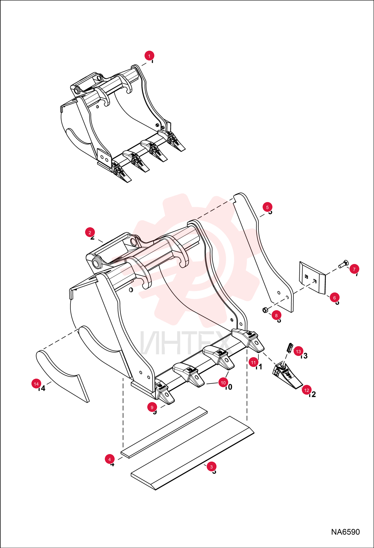 EDGE, CUTTING WELD-ON 24 7243103