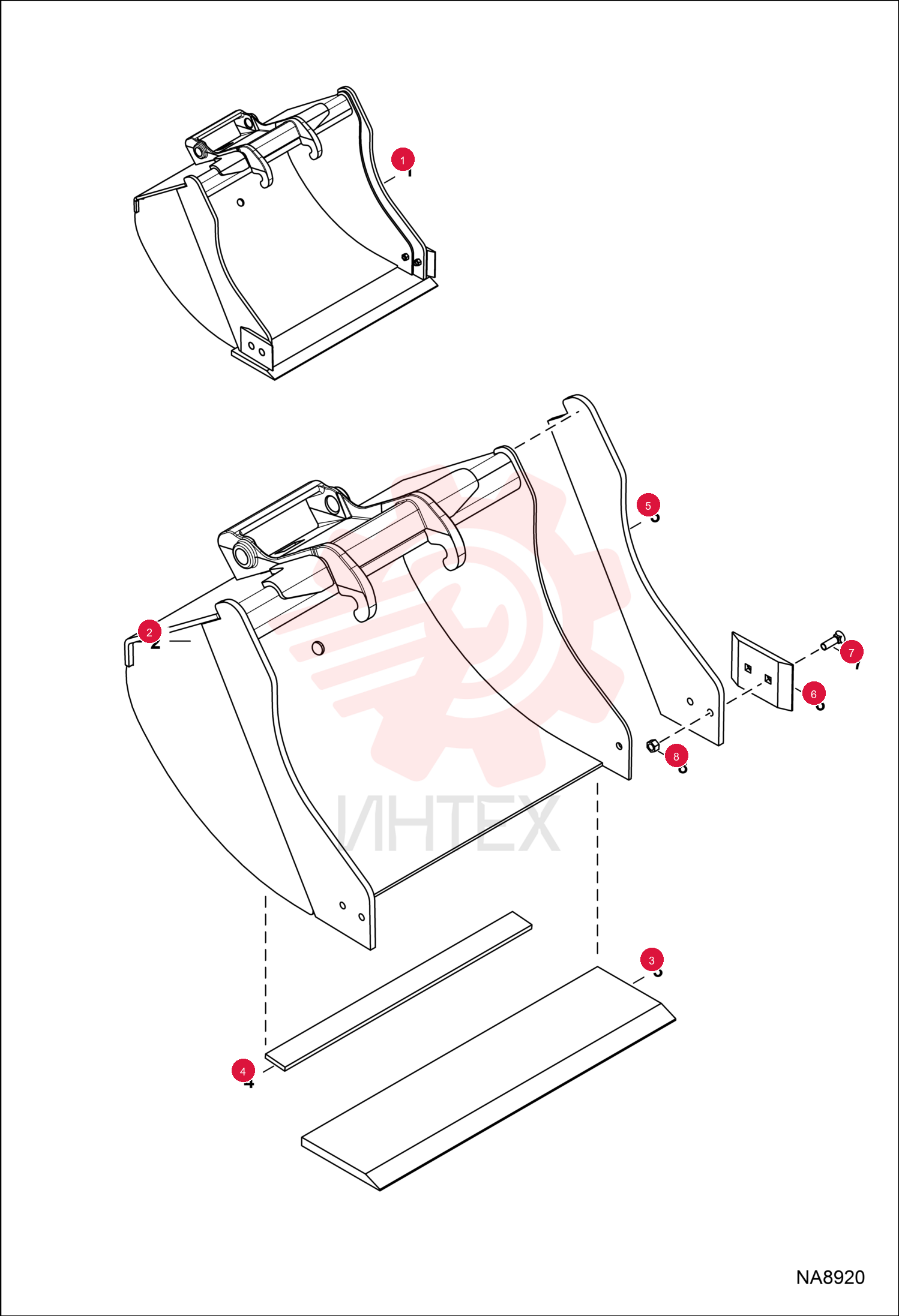 EDGE, CUTTING WELD-ON 30" 7141222