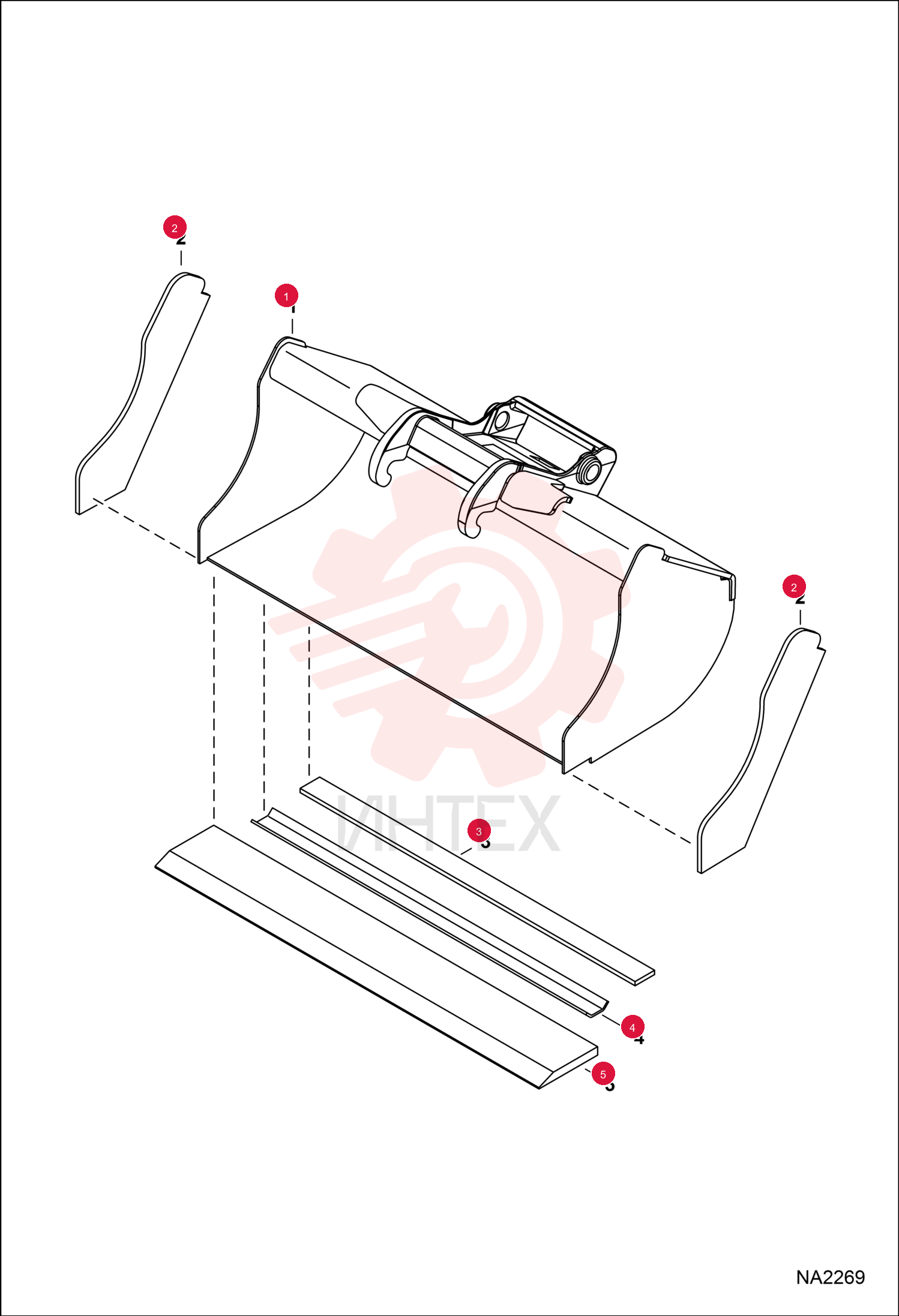 EDGE, CUTTING WELD-ON SIDE 7135986