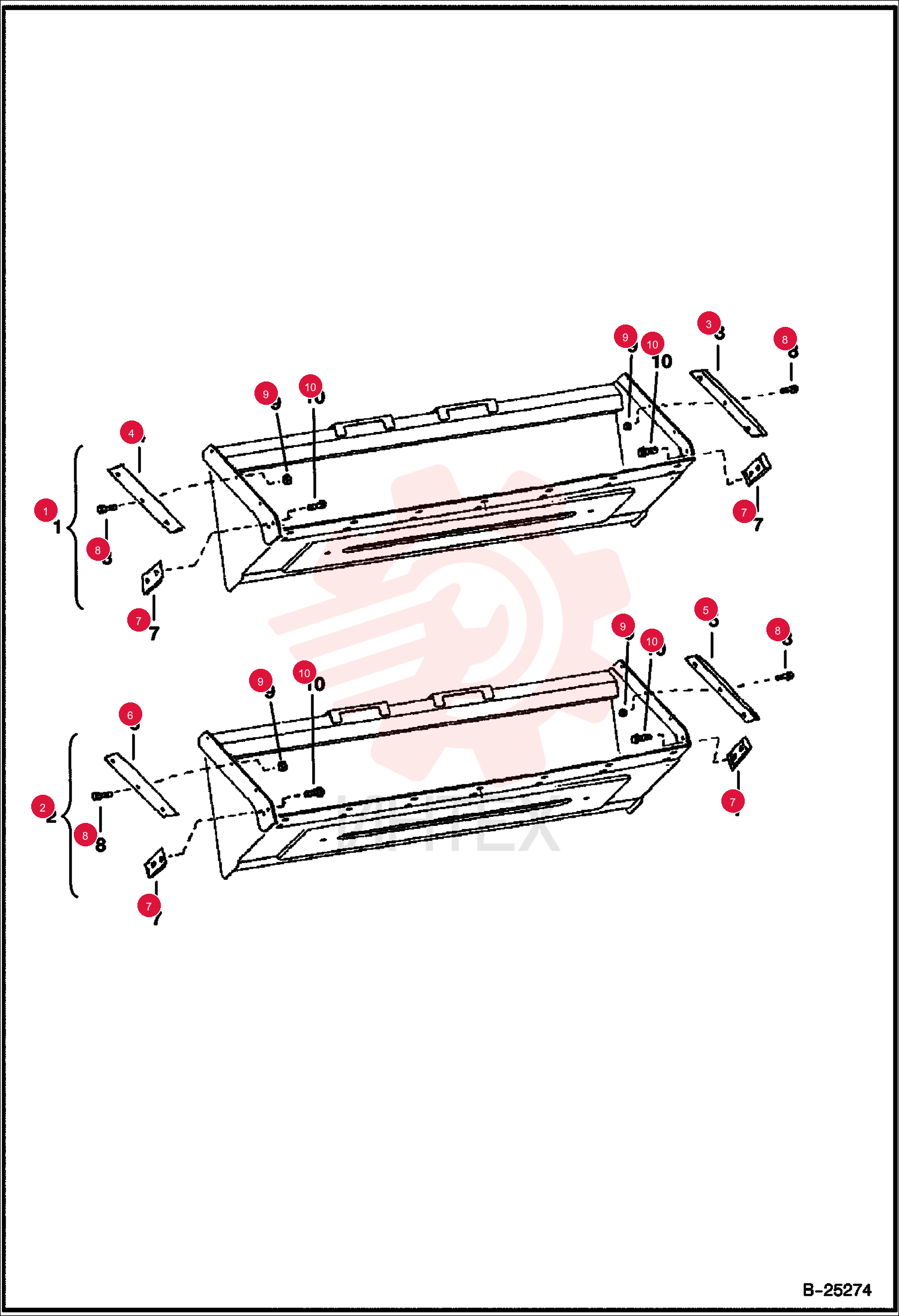 KIT, SIDE EDGE CI 6732093