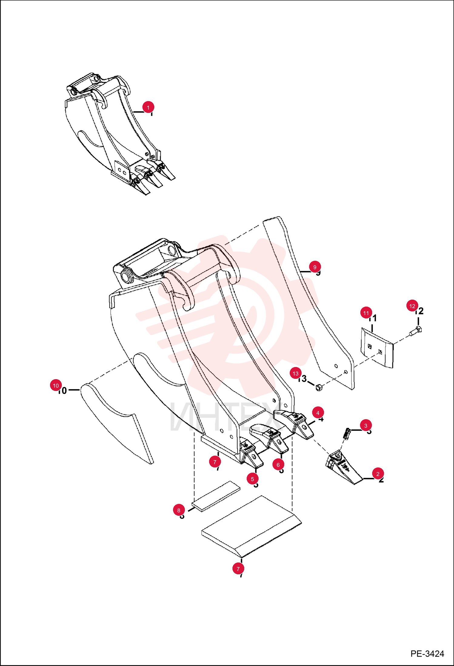 TOOTH, BUCKET 6737325EF (1)
