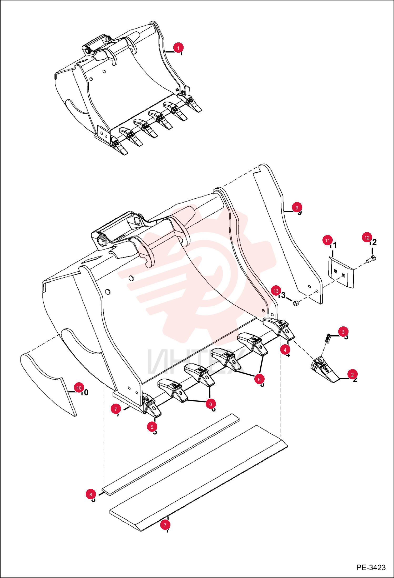 TOOTH, BUCKET 6737325EF (2)