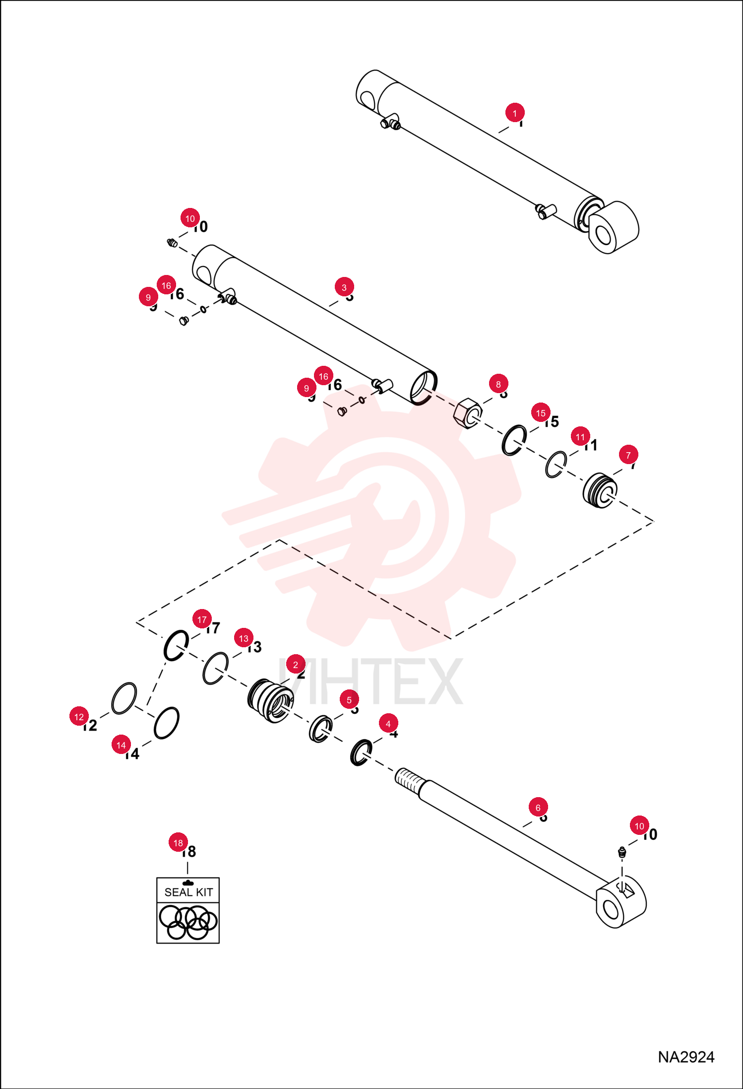 CYLINDER, CLAMP 7199435
