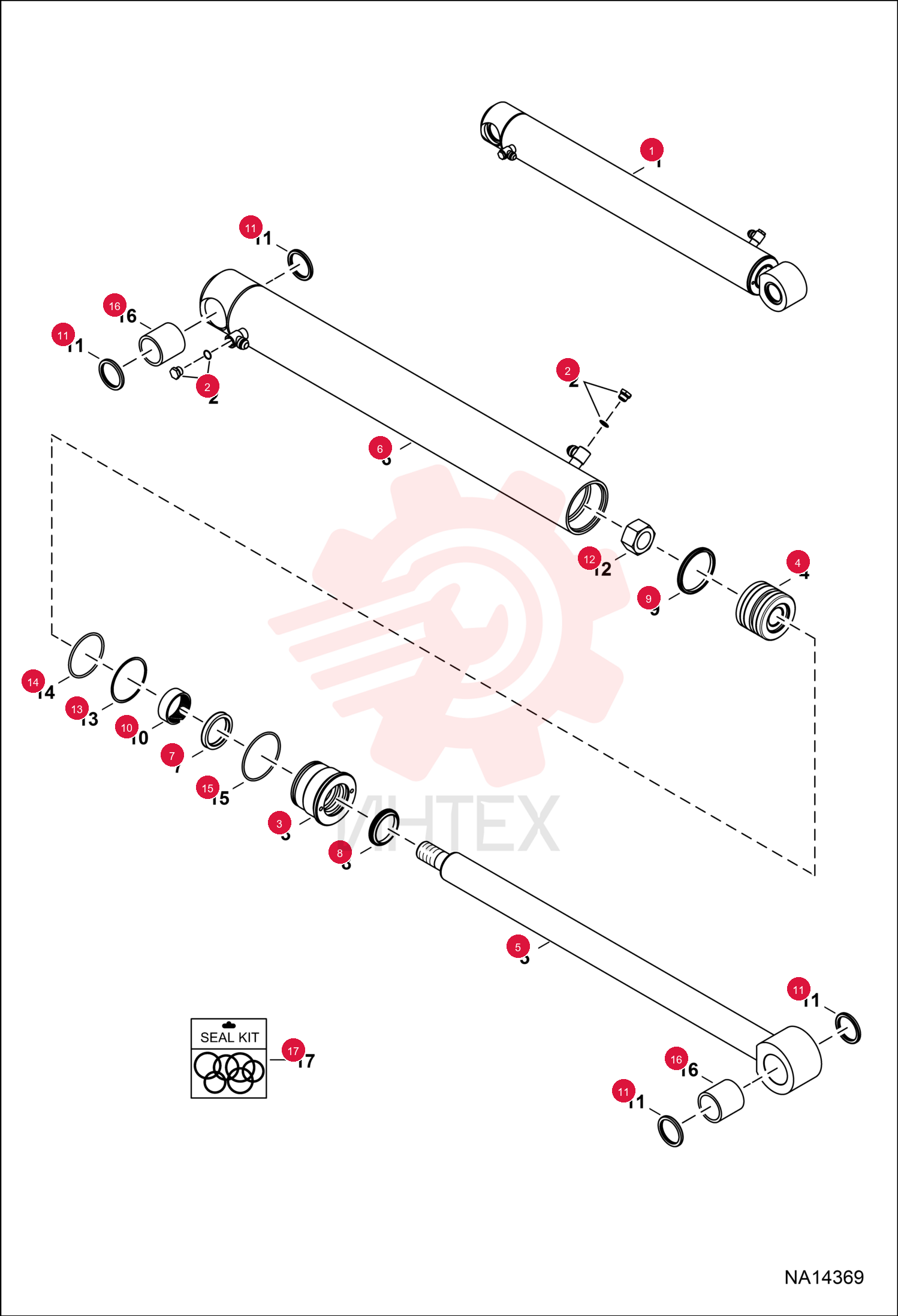 CYLINDER HYDRAULIC 7306075