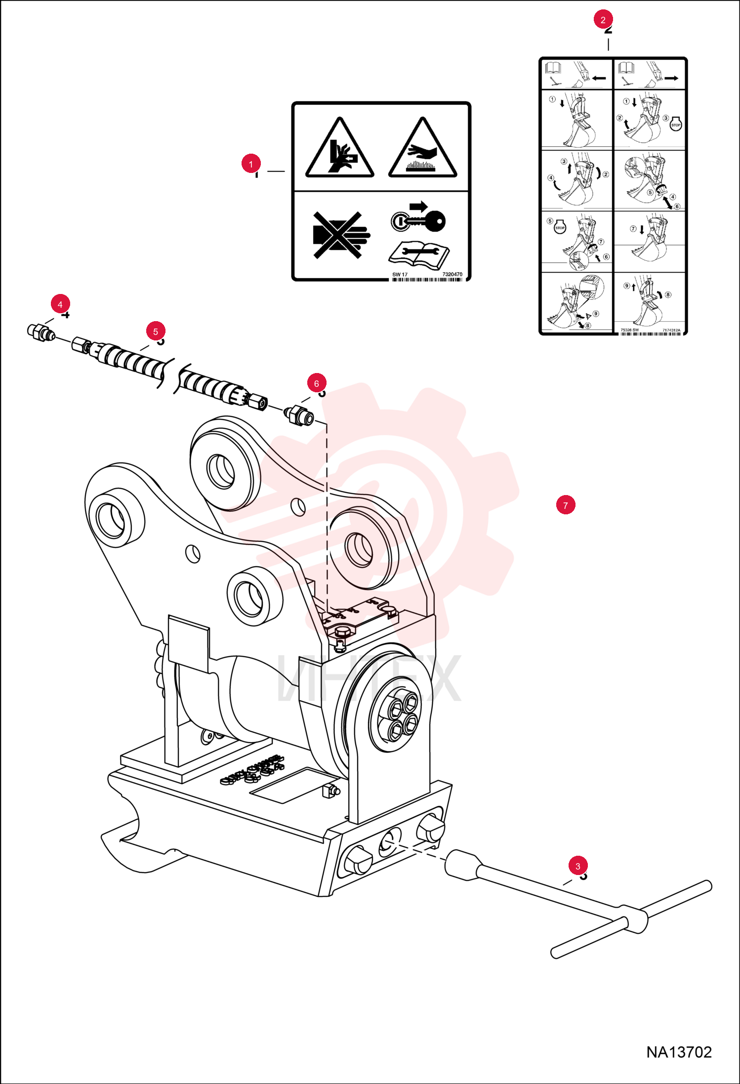 DECAL DANGER NT 7320470 (2)
