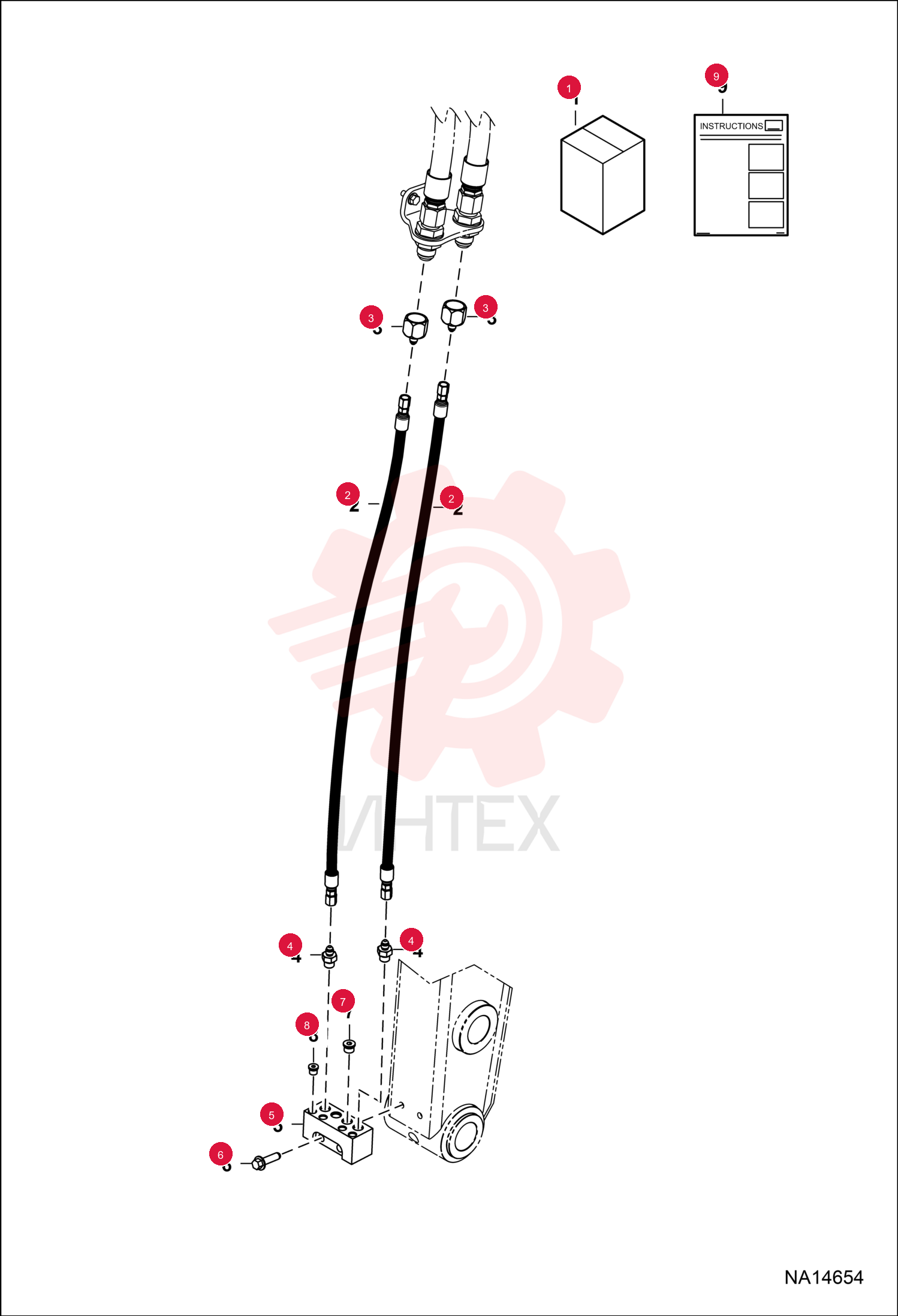 KIT HOSE 7330114