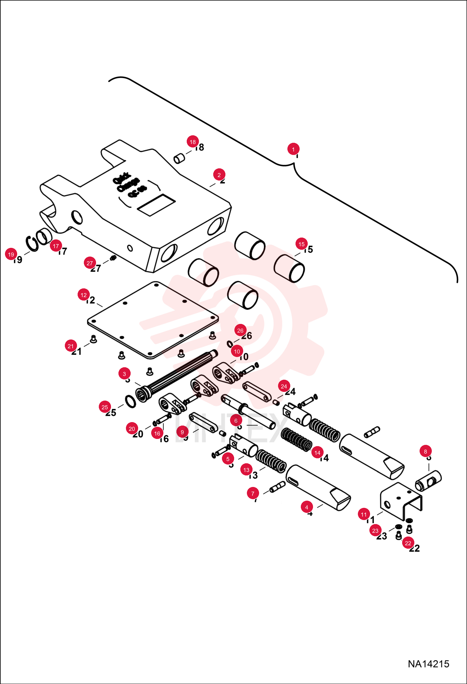 SHAFT SELECTOR 7330287