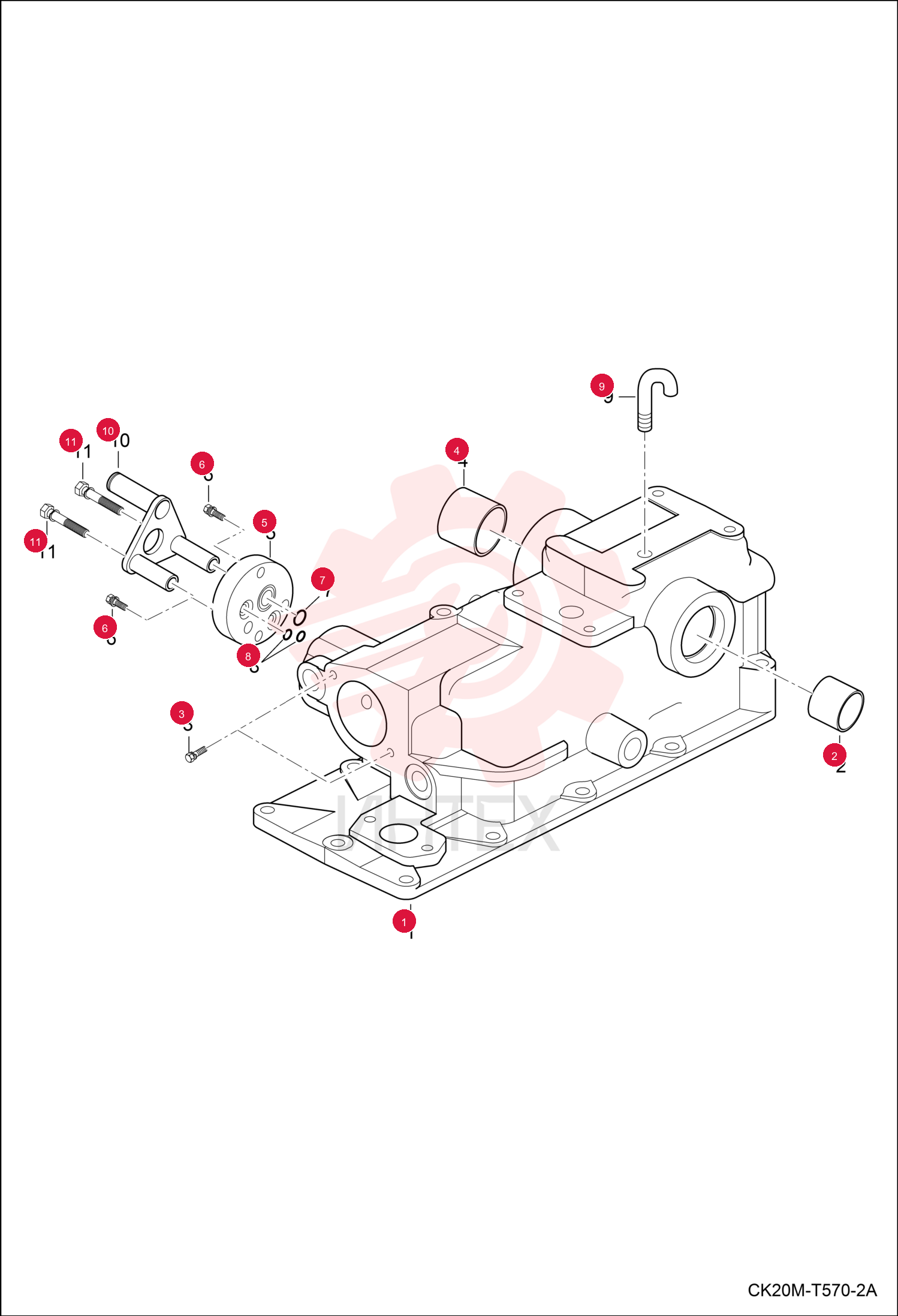 CYLINDER HYD 6697206