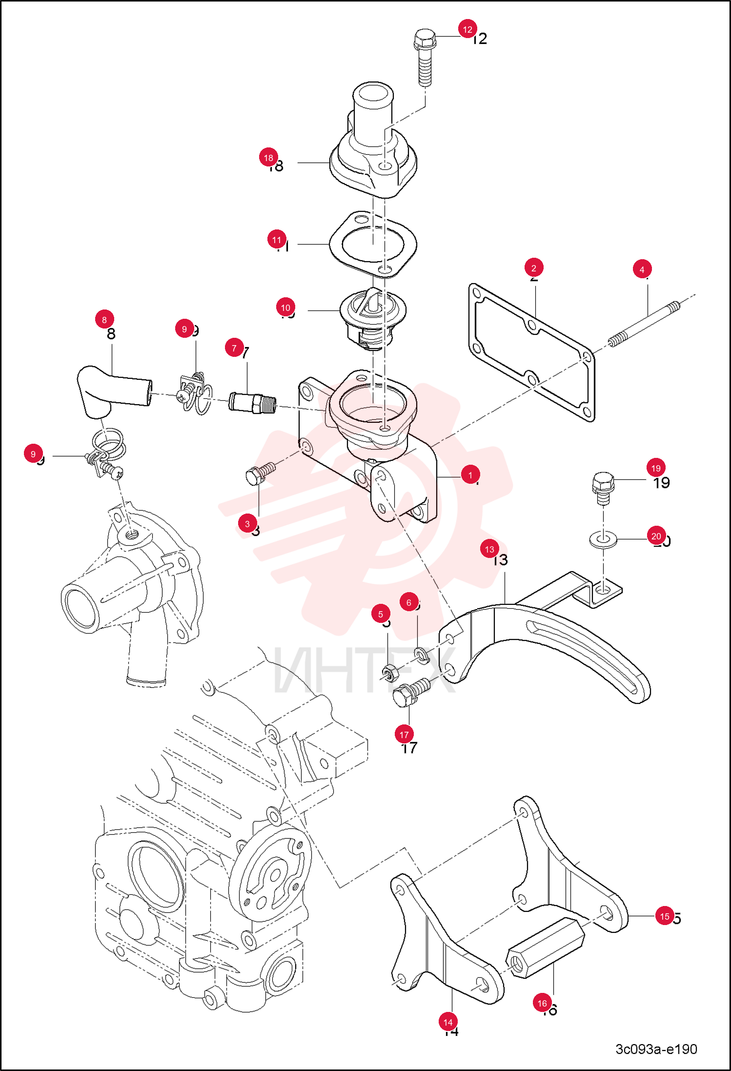 FLANGE WATER 6694666