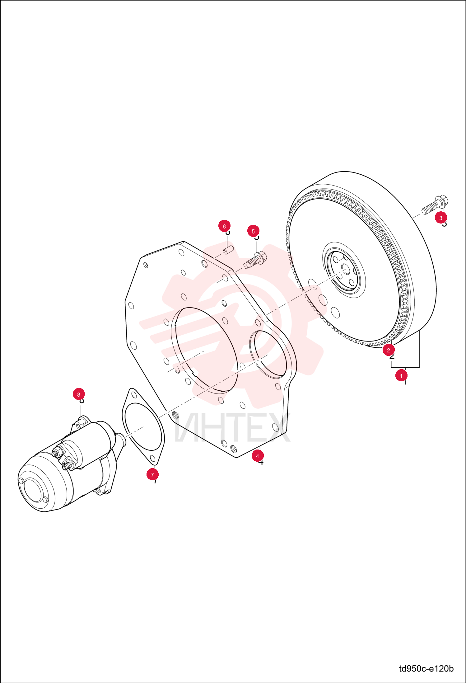 FLYWHEEL ASSY 6694642