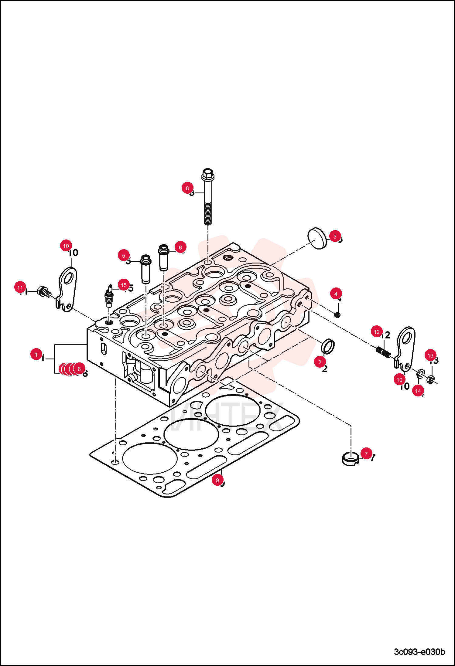 HEAD CYLINDER ASSEMBLY 6697332