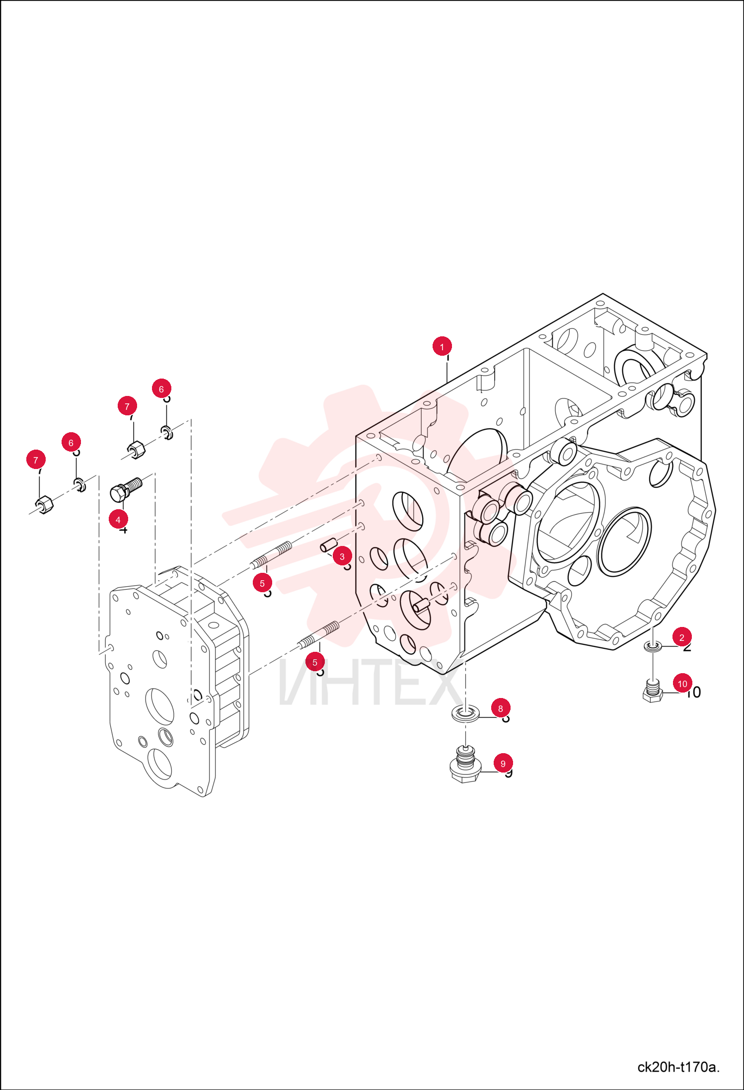 HOUSING TRANSMISSION 6697380