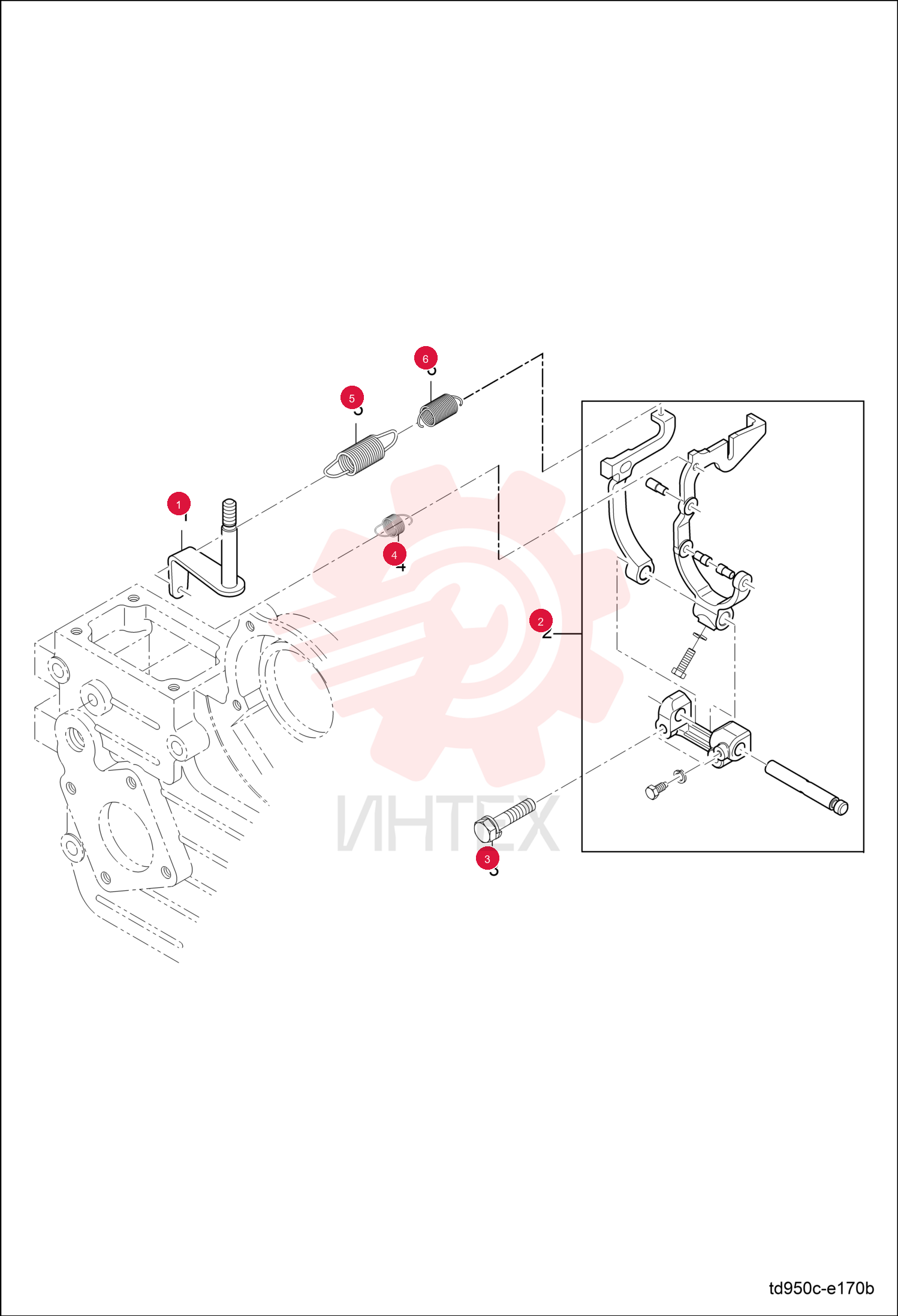 LEVER, GOVERNOR ASSY 6694542