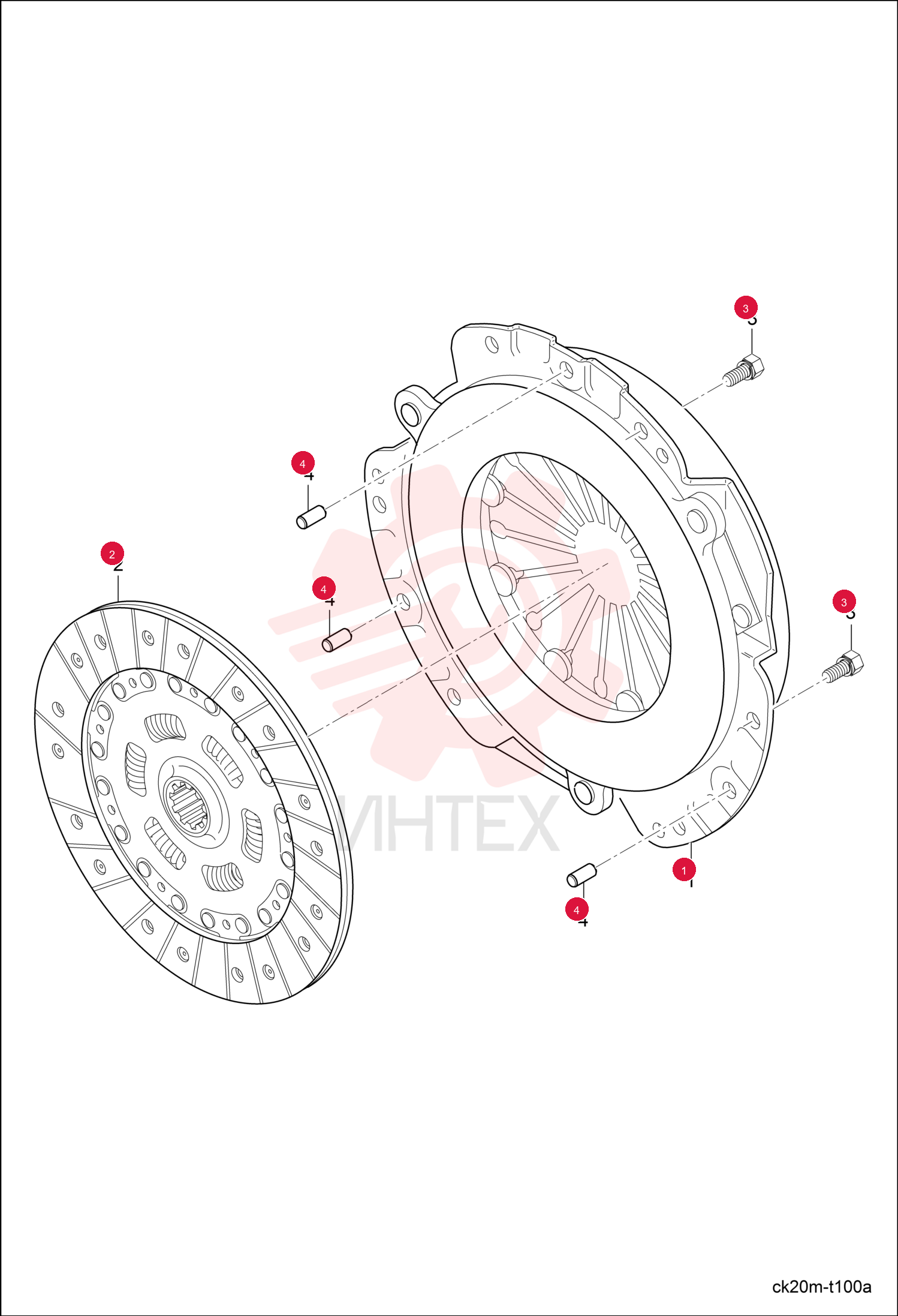 PLATE, CLUTCH ASSY 6694411